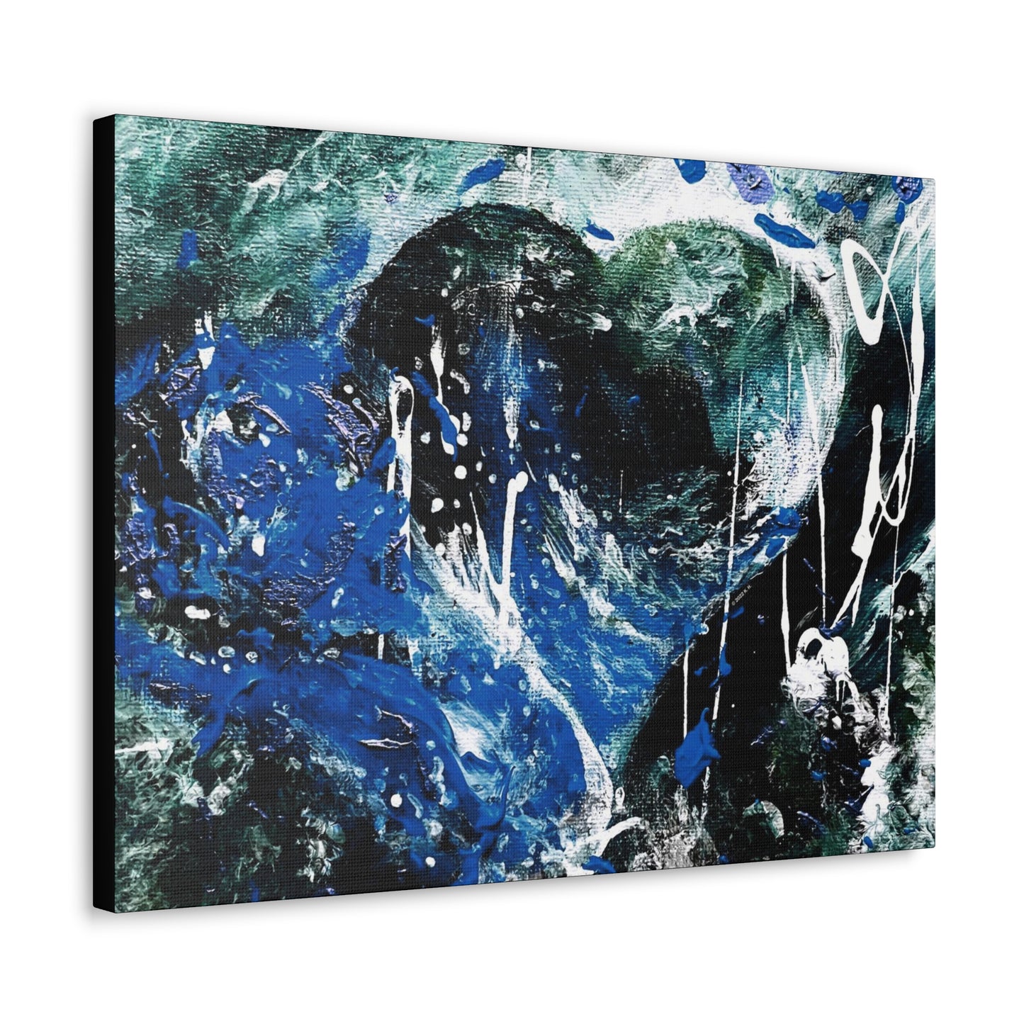 "Dreamy Love" (Sapphire) - Horizontal Canvas Gallery Wraps