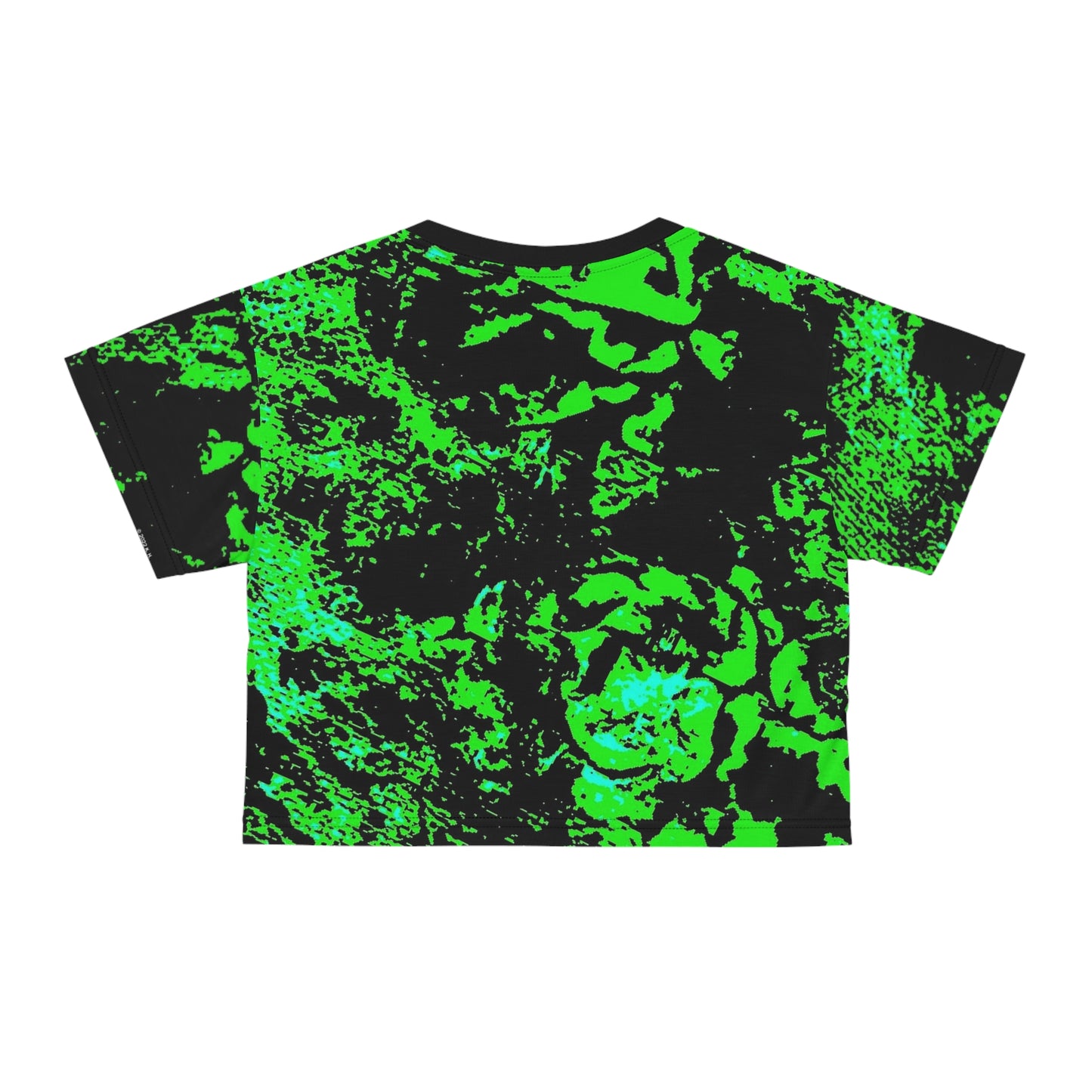"Mystic Cube" (Cosmic Fusion - Shamrock Green) - Crop Tee