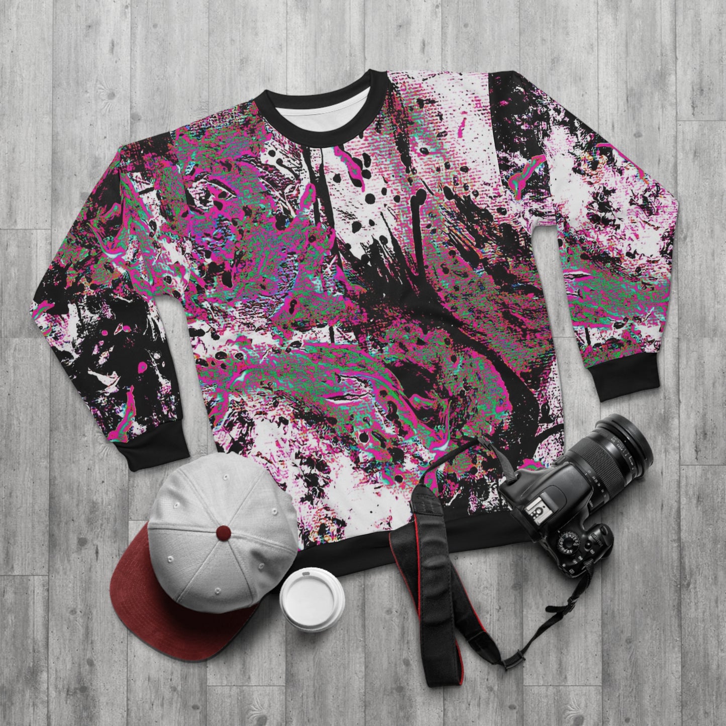 "Dreamy Love" (Cosmic Fusion - Magenta) - Unisex Sweatshirt (w/ heart)