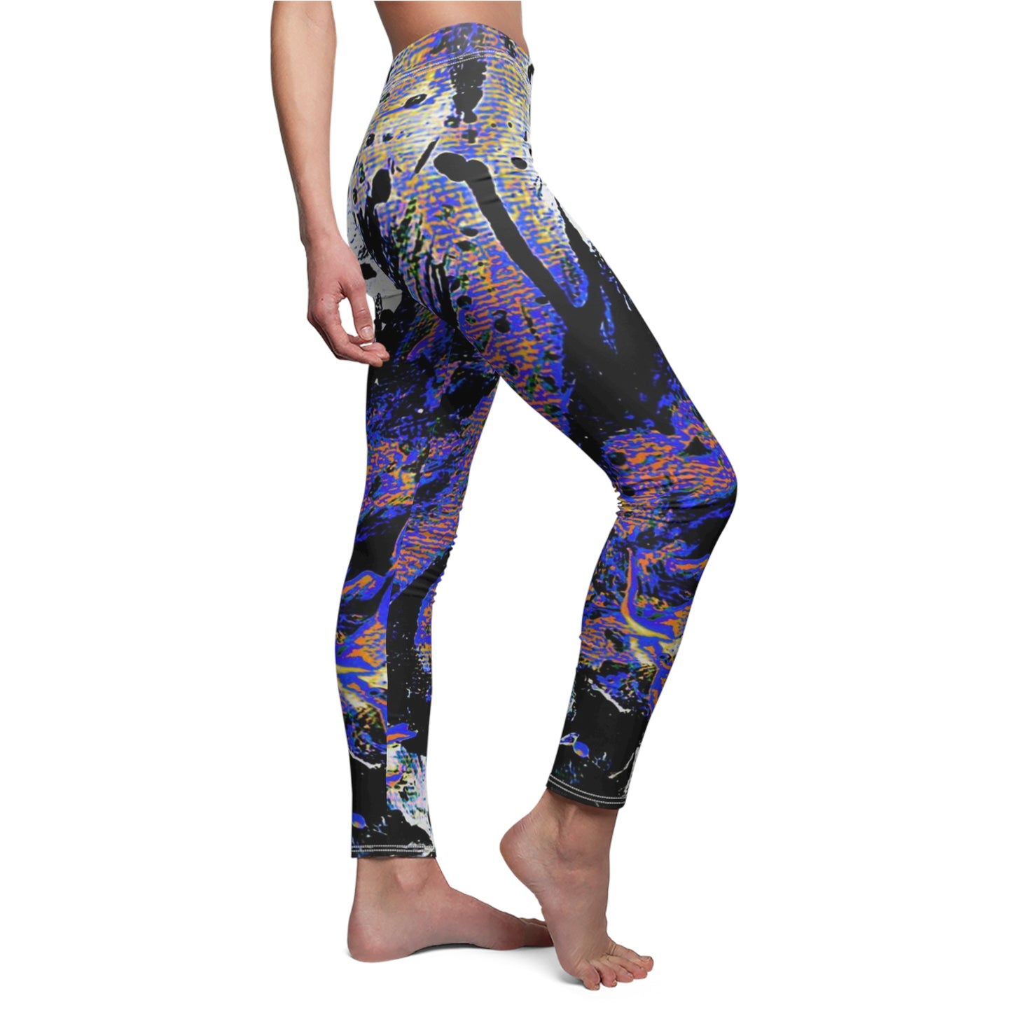 "Dreamy Love" (Cosmic Fusion - Sapphire) - Casual Leggings