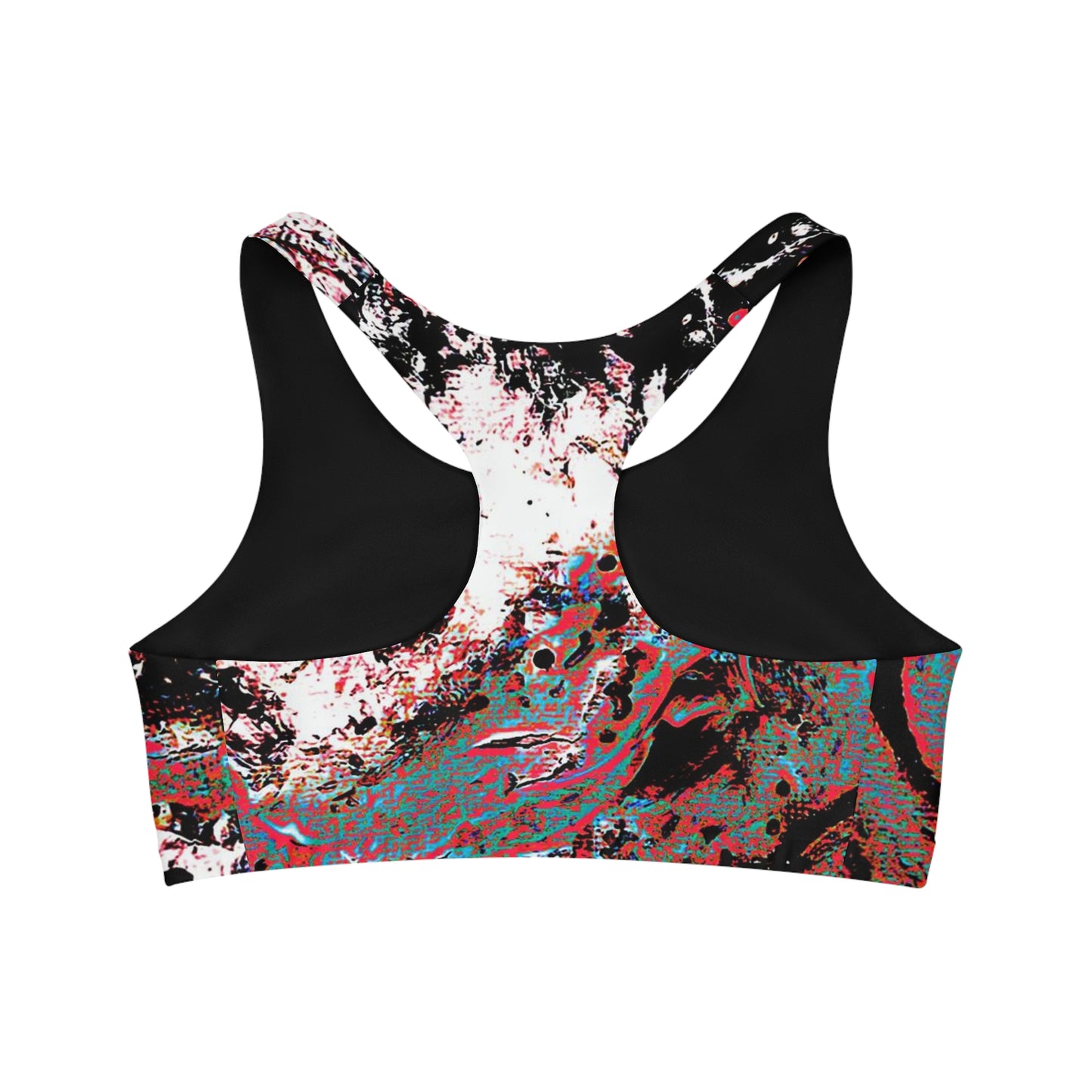 "Dreamy Love" (Cosmic Fusion - Persimmon) - Seamless Sports Bra
