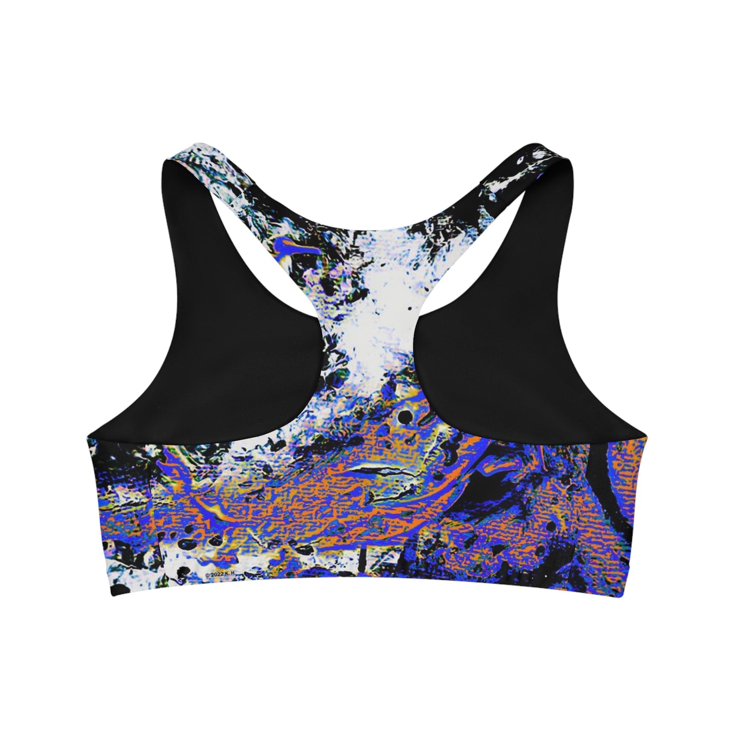 "Dreamy Love" (Cosmic Fusion - Sapphire) - Seamless Sports Bra