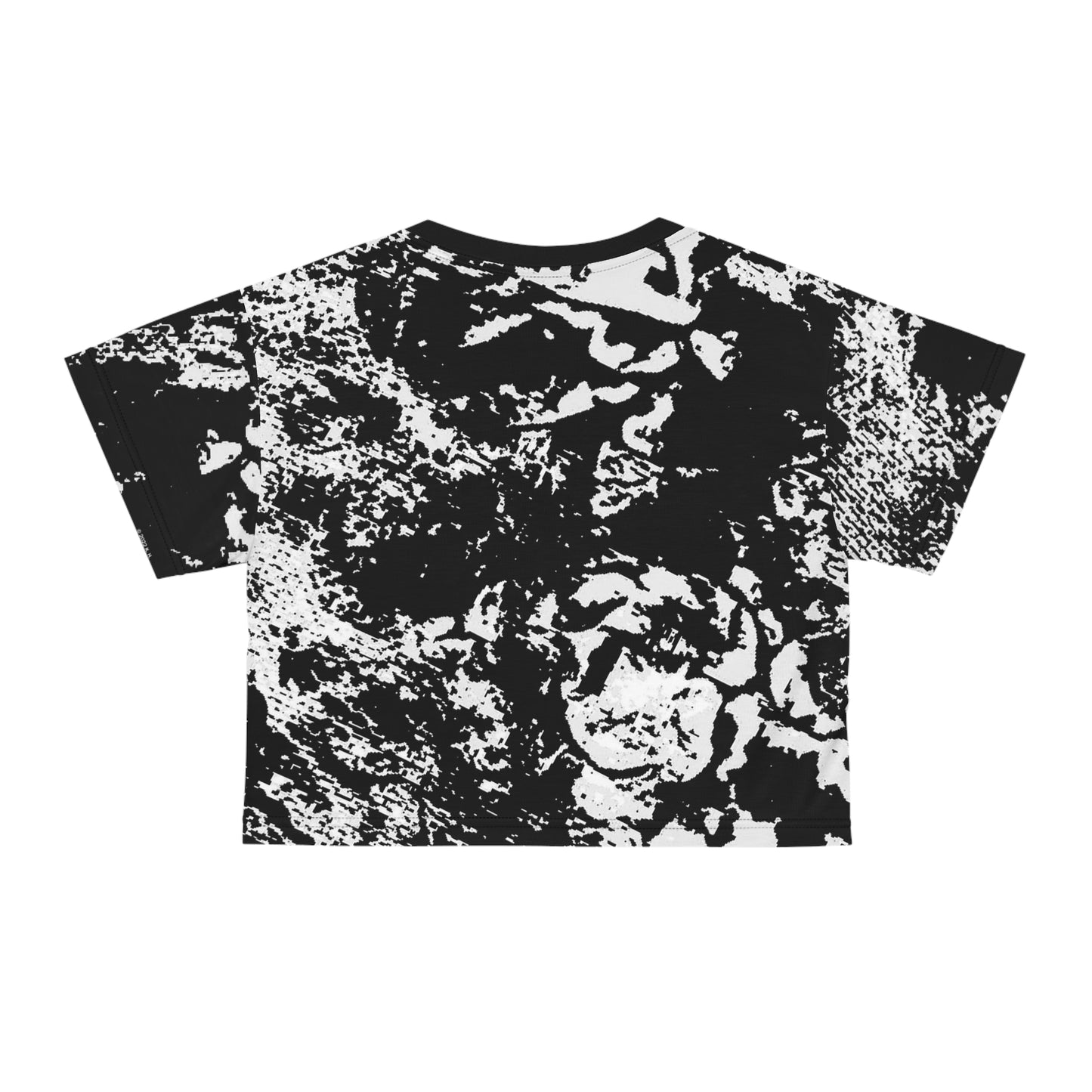"Mystic Cube" (Cosmic Fusion - Light Charcoal) - Crop Tee
