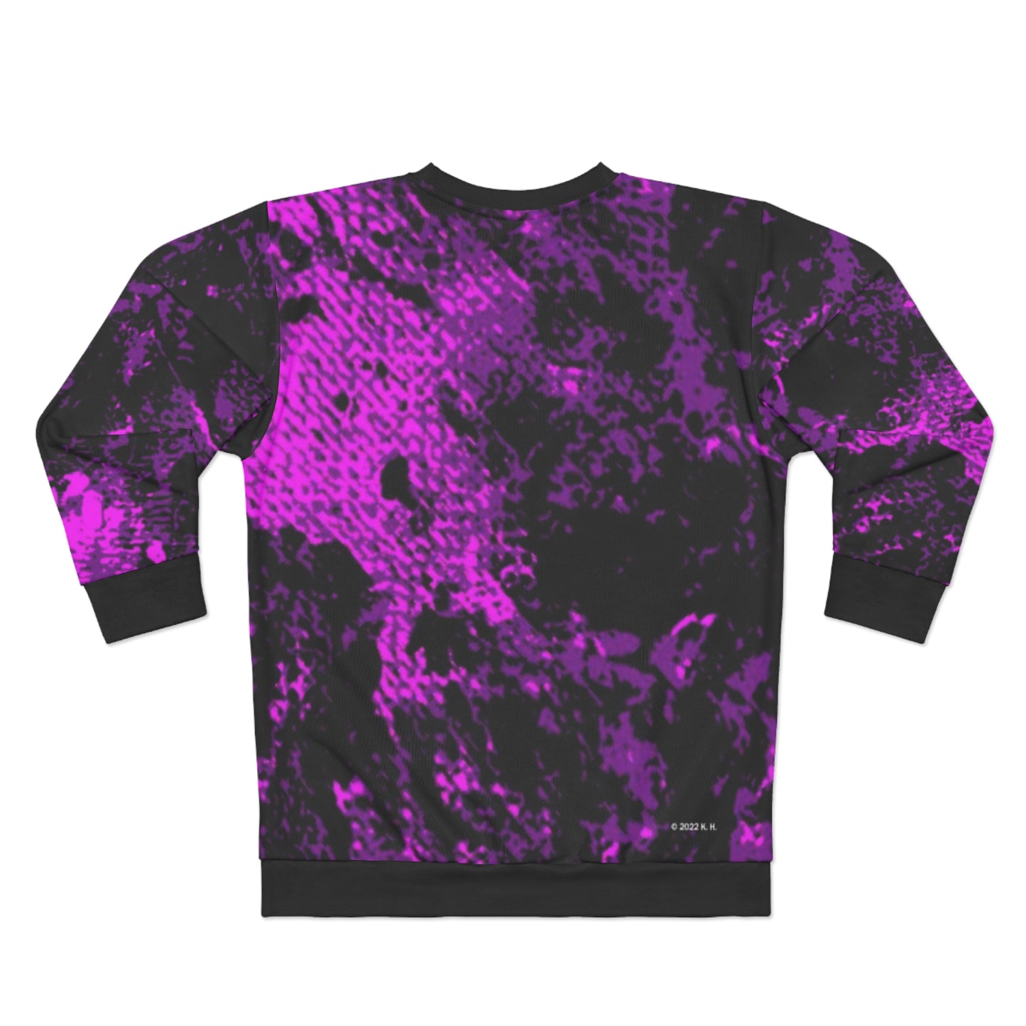 "Mystic Cube" (Cosmic Fusion - Amethyst/Dark Violet) - Unisex Sweatshirt