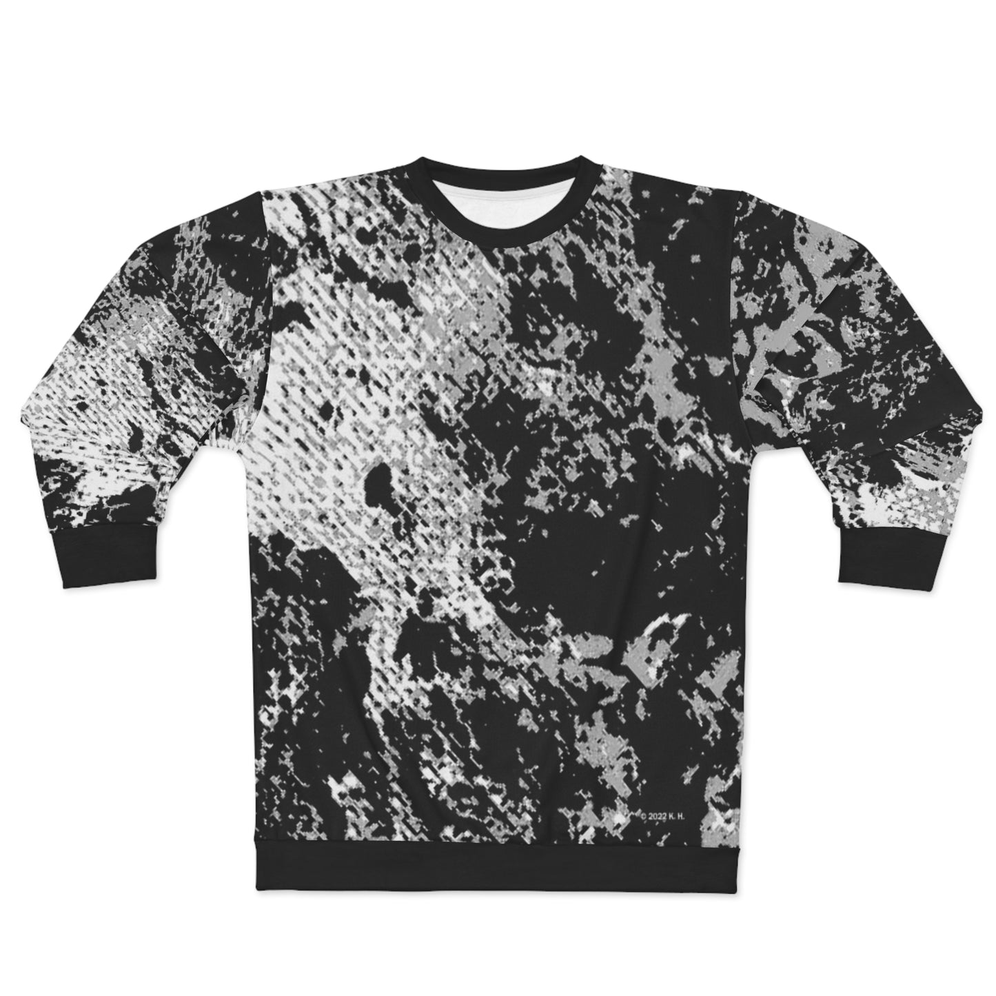 "Mystic Cube" (Cosmic Fusion - Medium Charcoal) - Unisex Sweatshirt