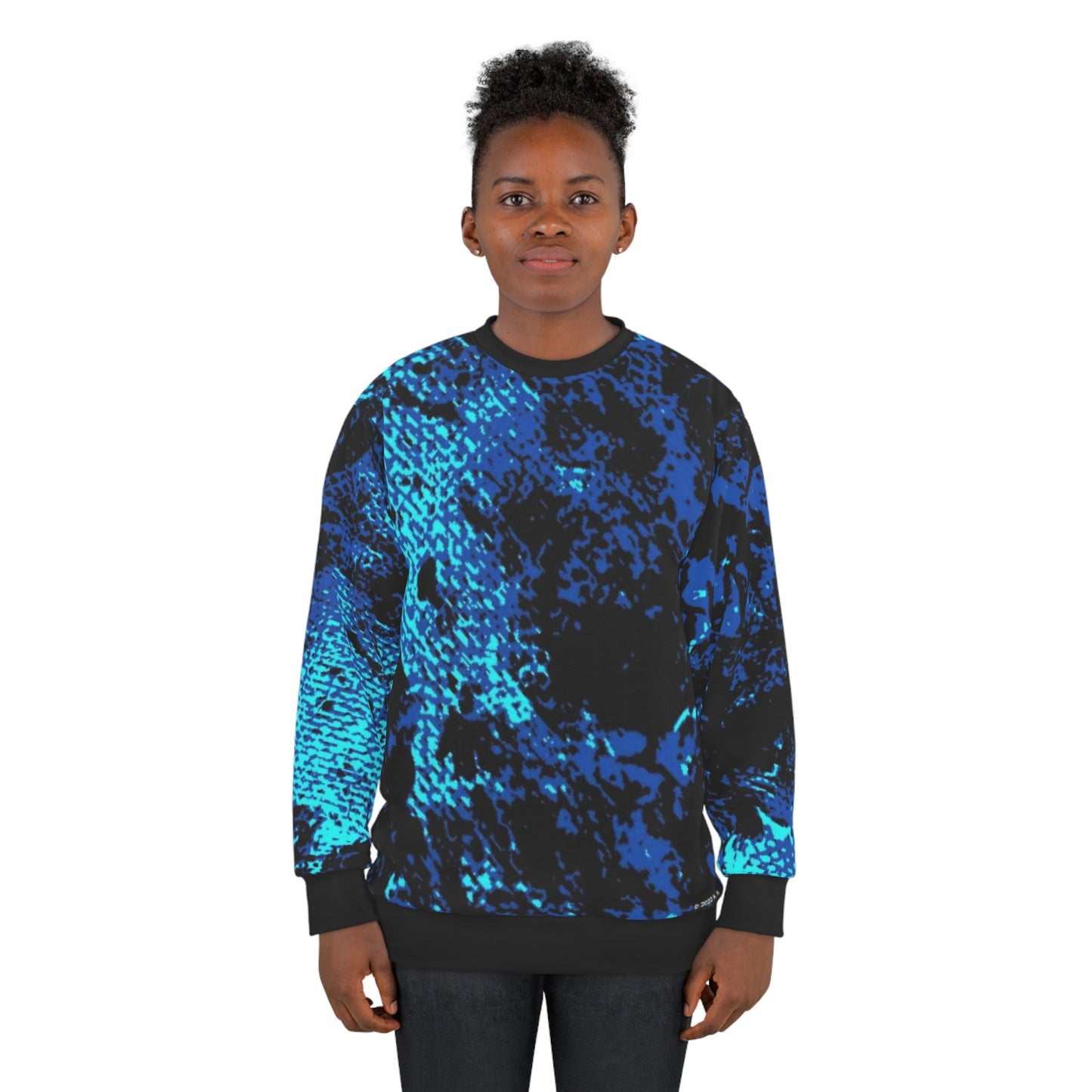 "Mystic Cube" (Cosmic Fusion - Sapphire) - Unisex Sweatshirt