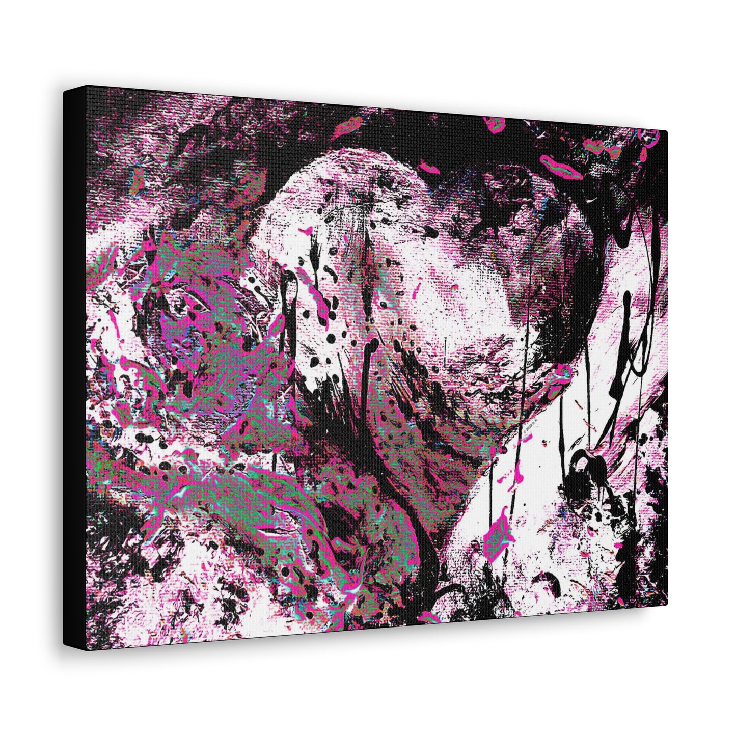 "Dreamy Love" (Cosmic Fusion - Angelic Pink) - Horizontal Canvas Gallery Wraps