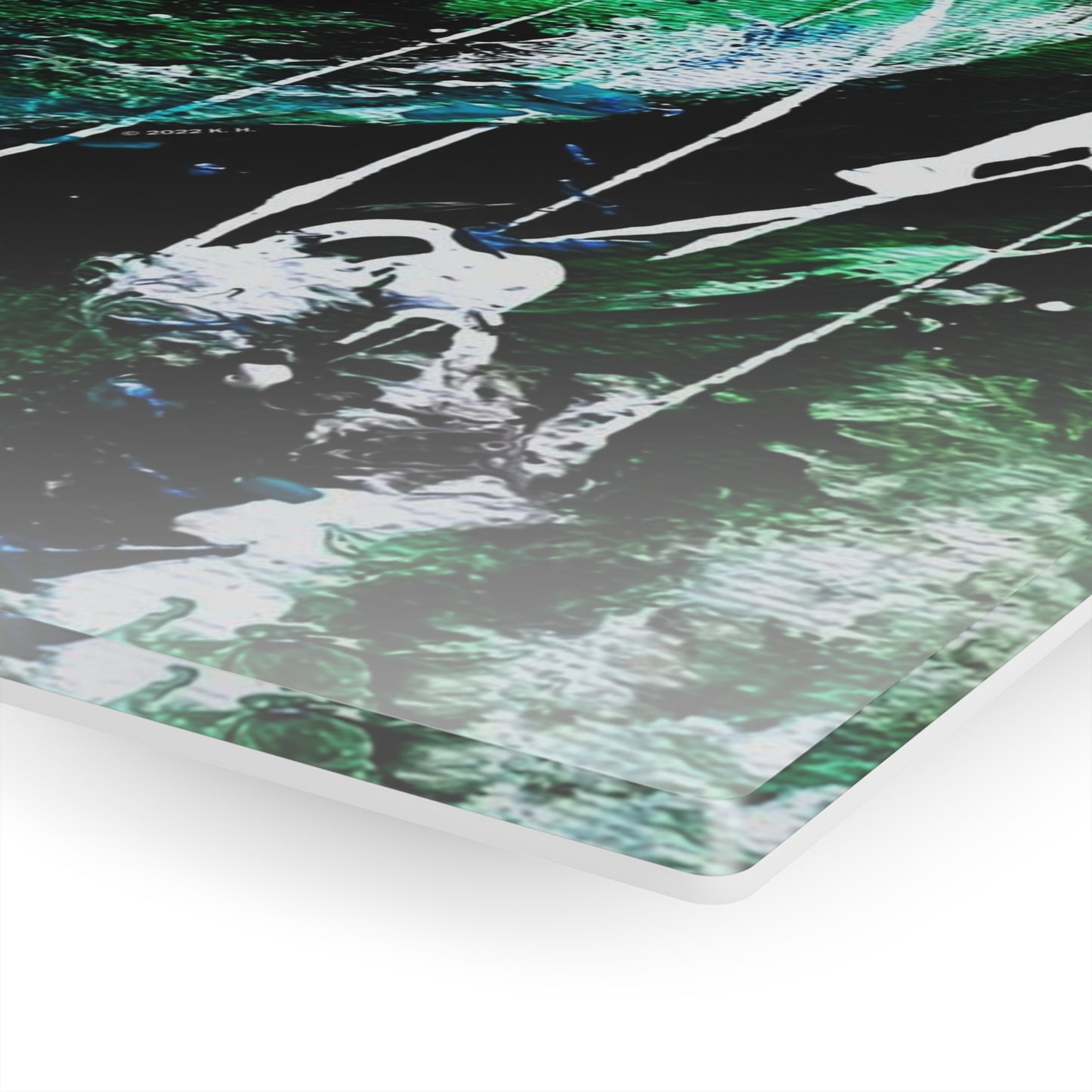 "Dreamy Love" (Forest Green/Teal) - Acrylic Prints