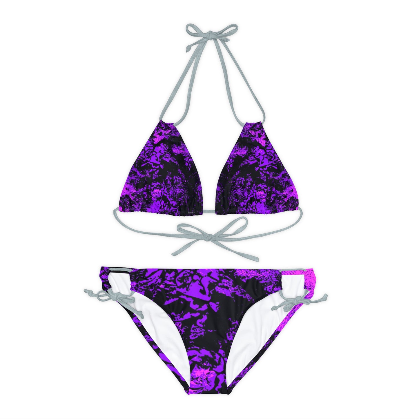 "Mystic Cube" (Cosmic Fusion - Violet) - Strappy Bikini Set