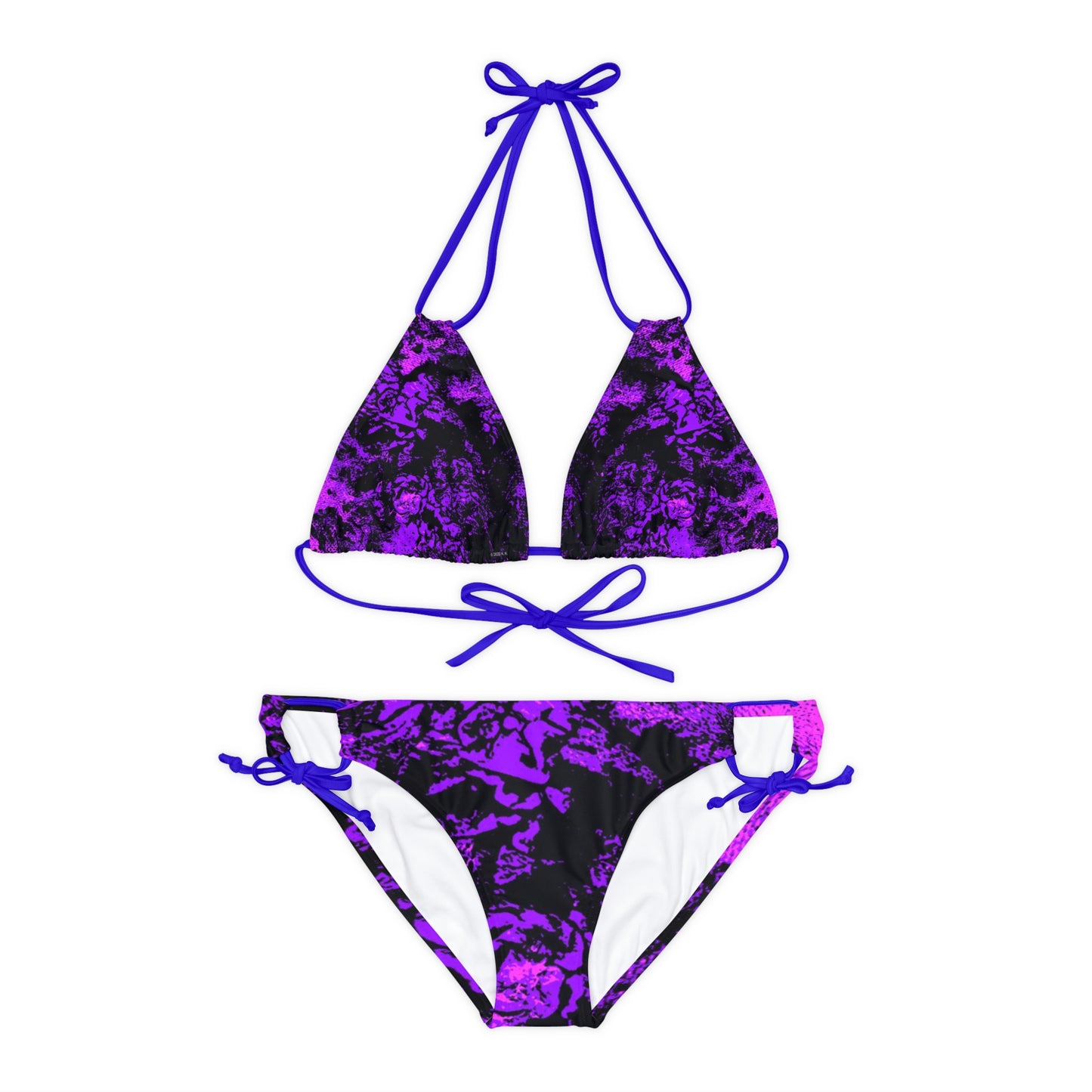 "Mystic Cube" (Cosmic Fusion - Violet) - Strappy Bikini Set