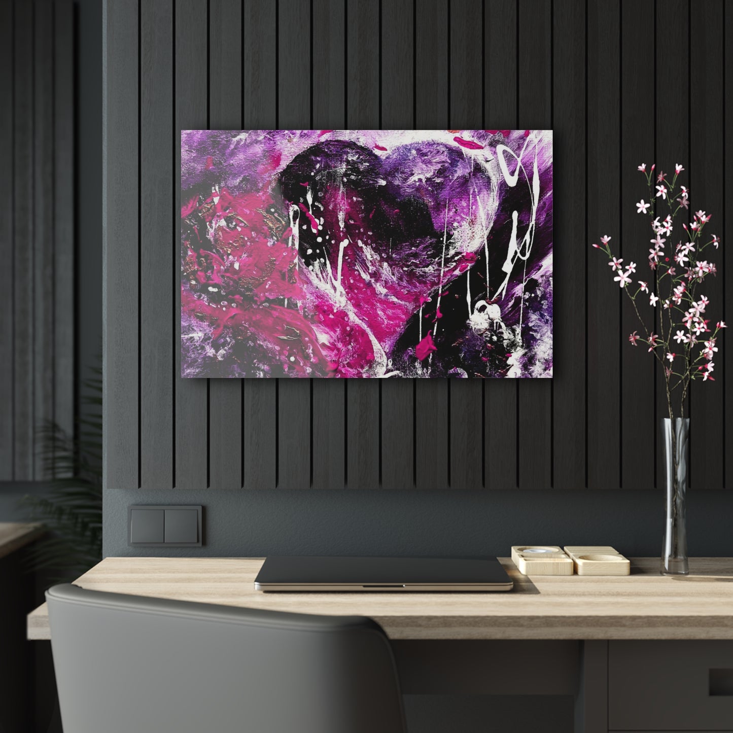 "Dreamy Love" (Magenta/Hot Pink) - Acrylic Prints