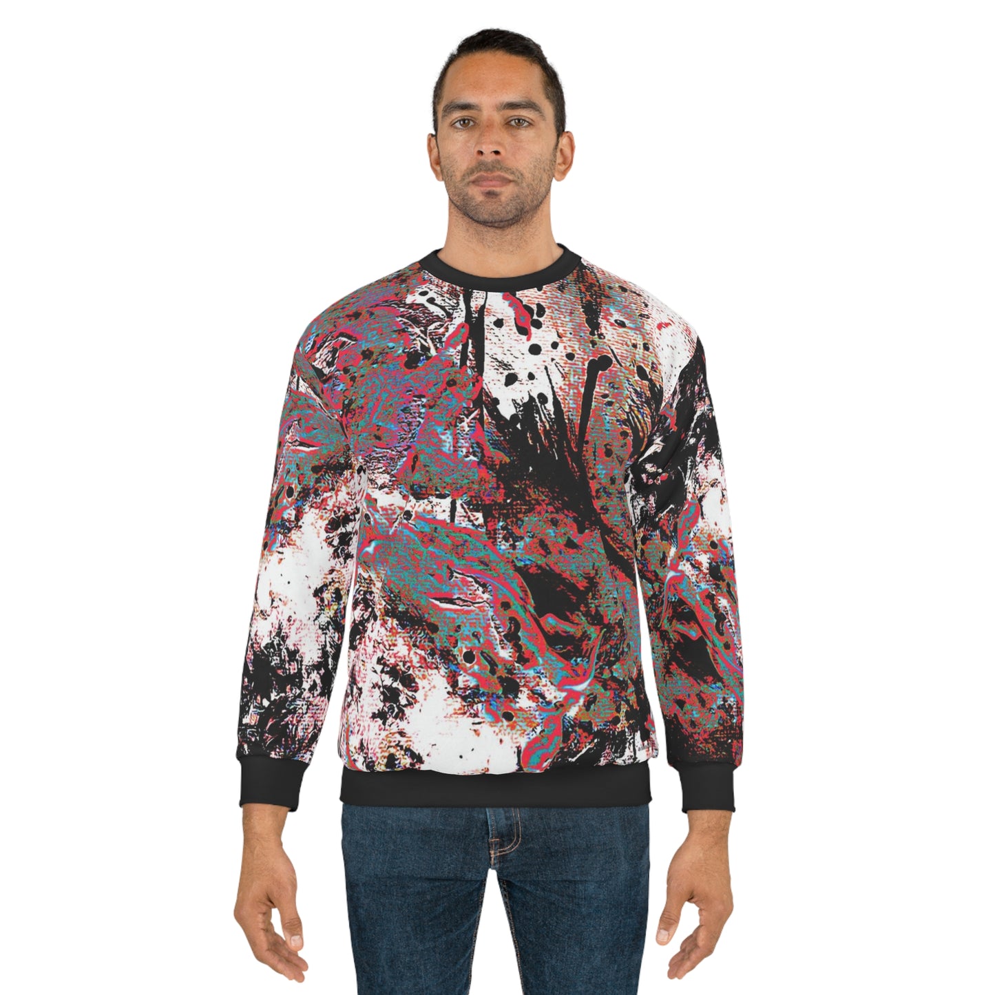 "Dreamy Love" (Cosmic Fusion - Persimmon II) - Unisex Sweatshirt (w/out heart)