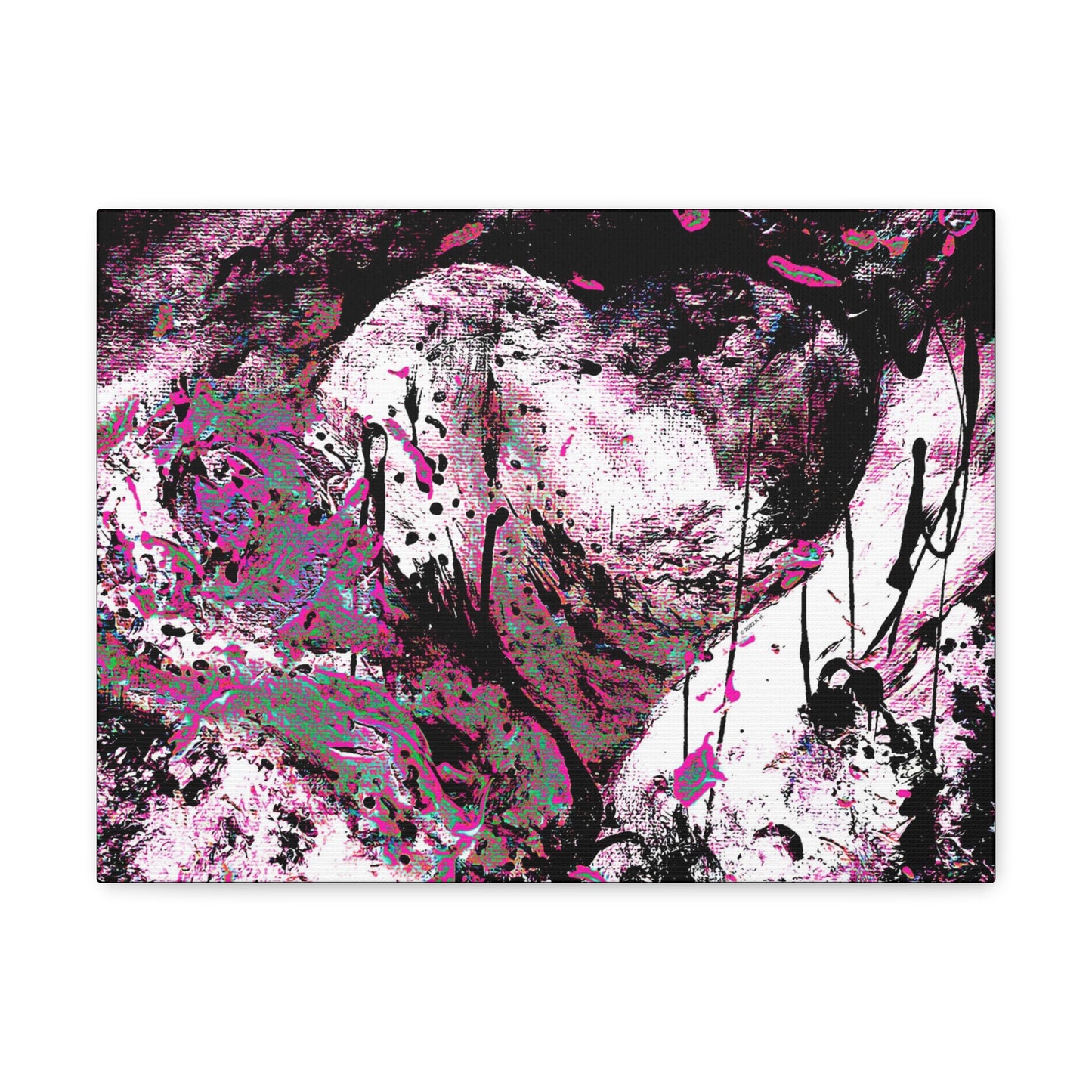 "Dreamy Love" (Cosmic Fusion - Angelic Pink) - Horizontal Canvas Gallery Wraps