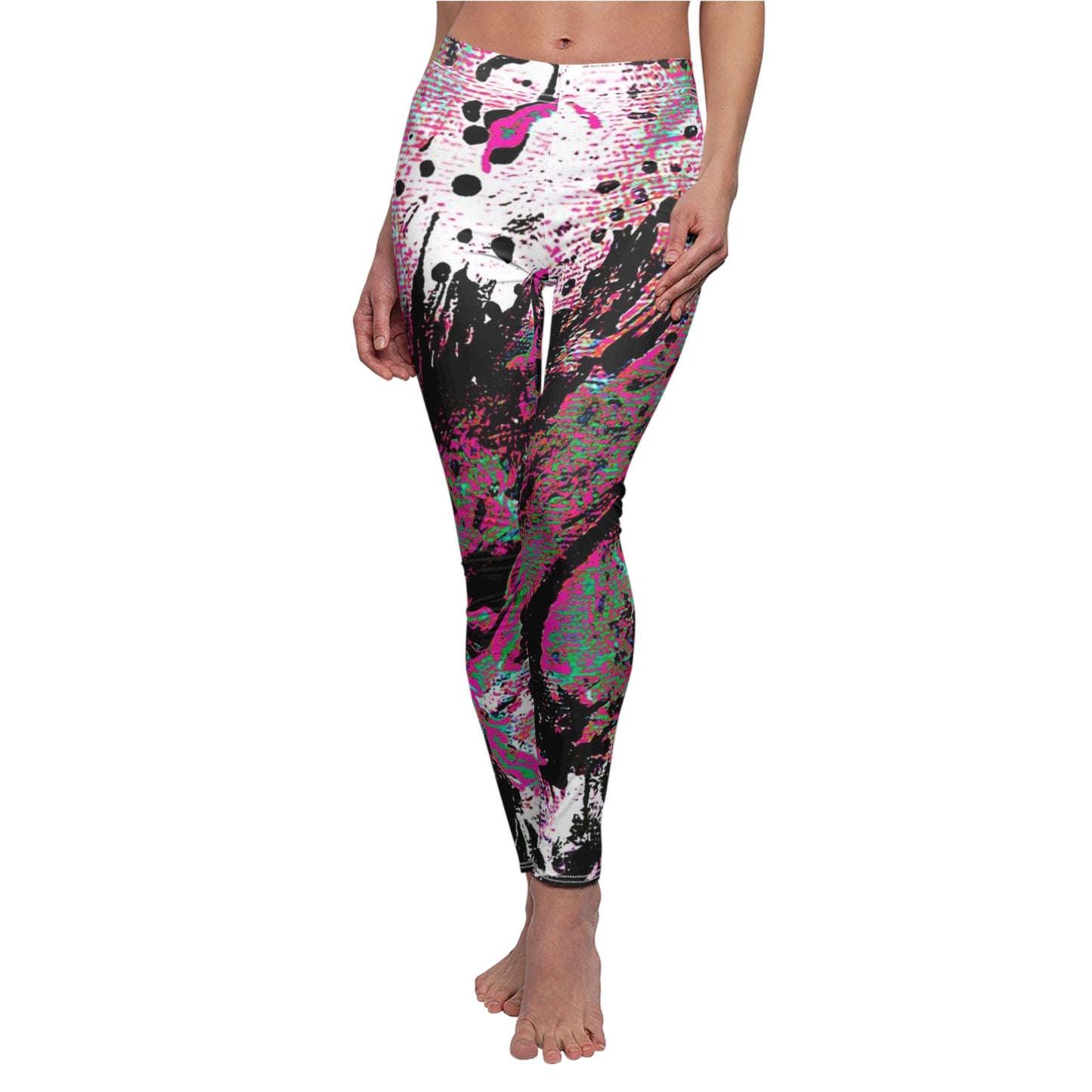"Dreamy Love" (Cosmic Fusion - Magenta) - Casual Leggings