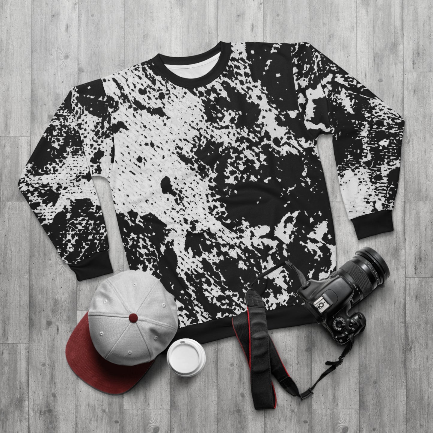 "Mystic Cube" (Cosmic Fusion - Light Charcoal) - Unisex Sweatshirt