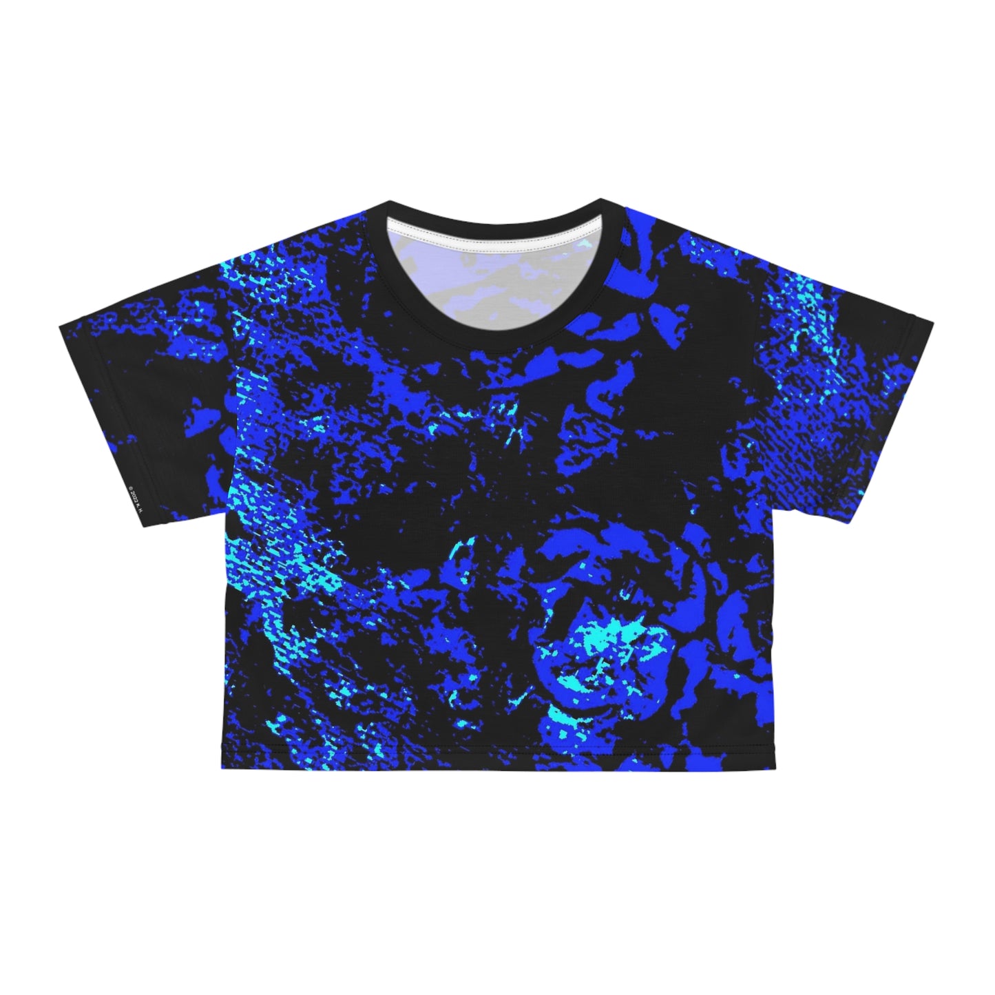 "Mystic Cube" (Cosmic Fusion - Indigo) - Crop Tee