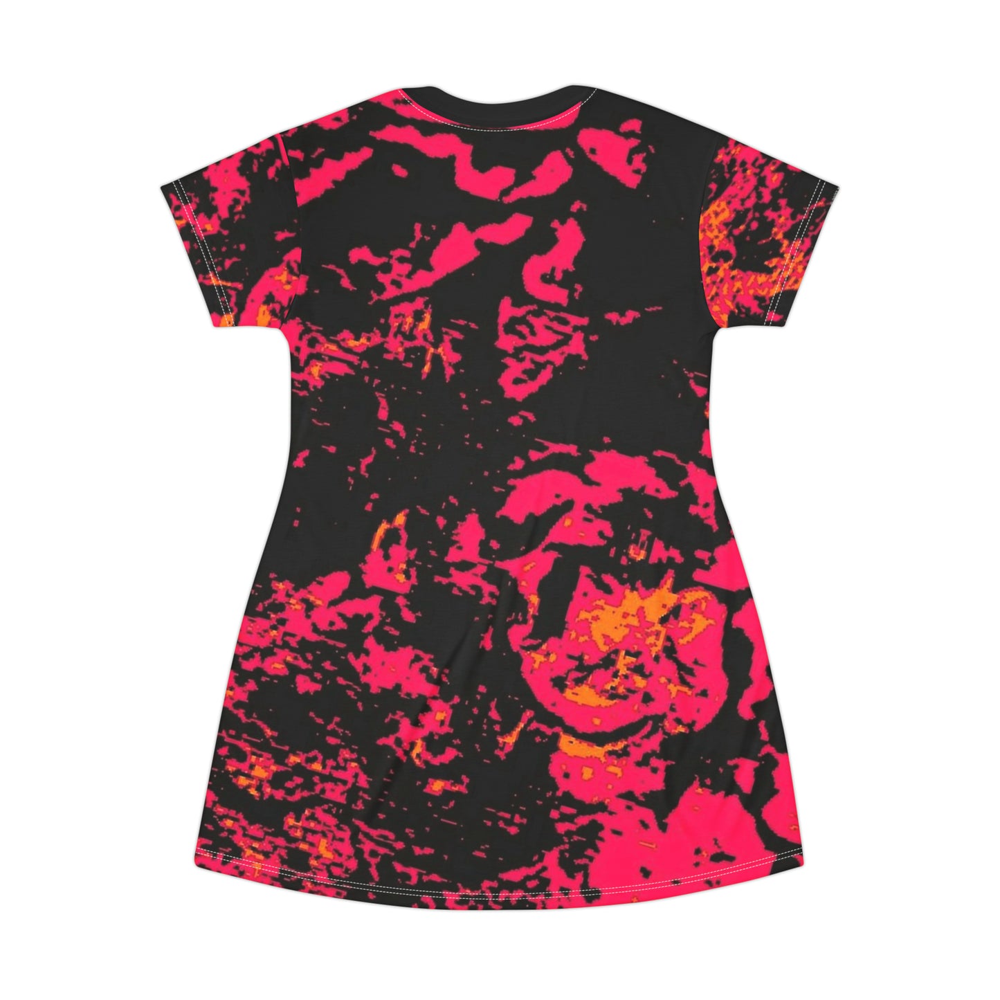 "Mystic Cube" (Cosmic Fusion - Magenta) - T-Shirt Dress
