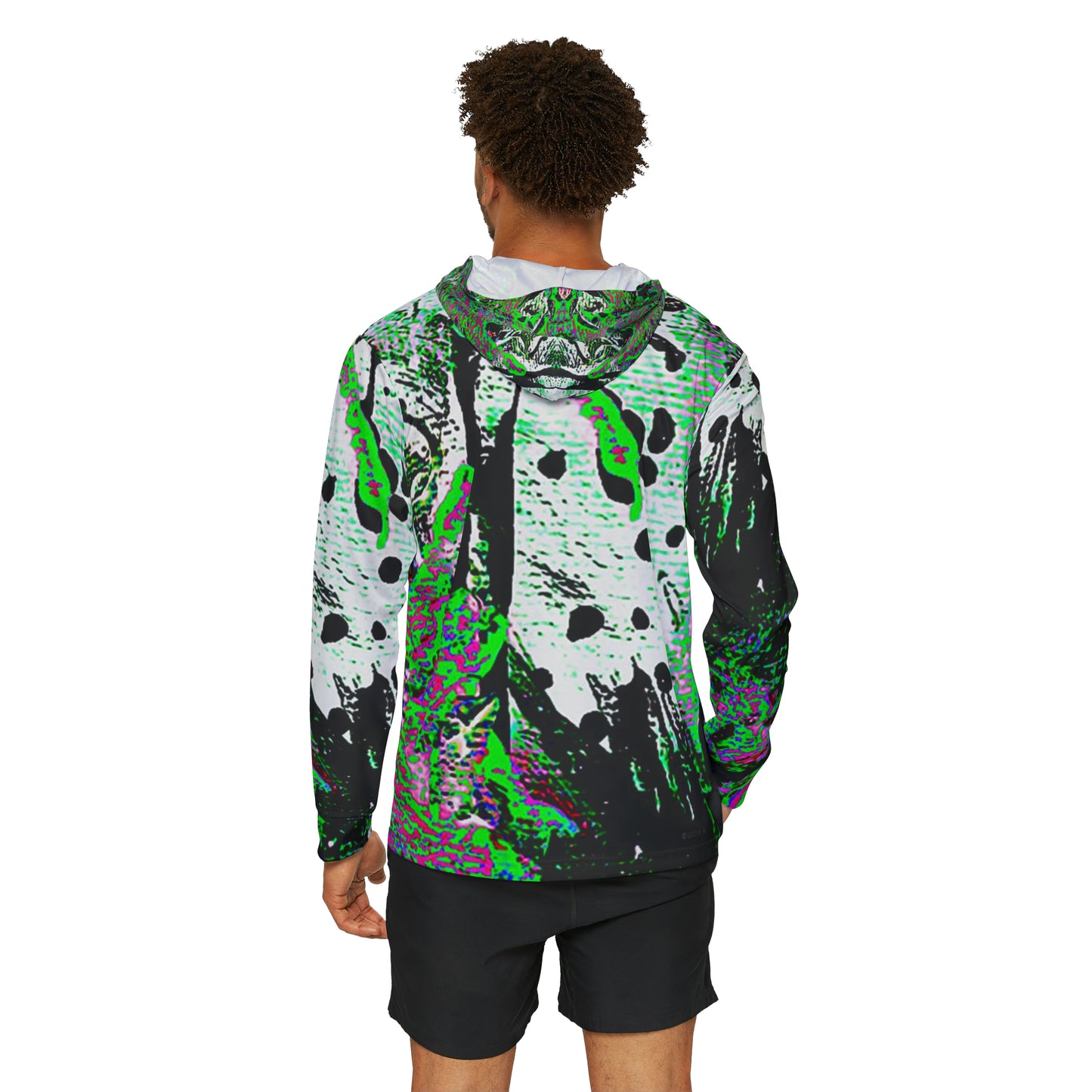 "Dreamy Love" (Cosmic Fusion - Shamrock Green) - Sports Warmup Top (w/out heart)