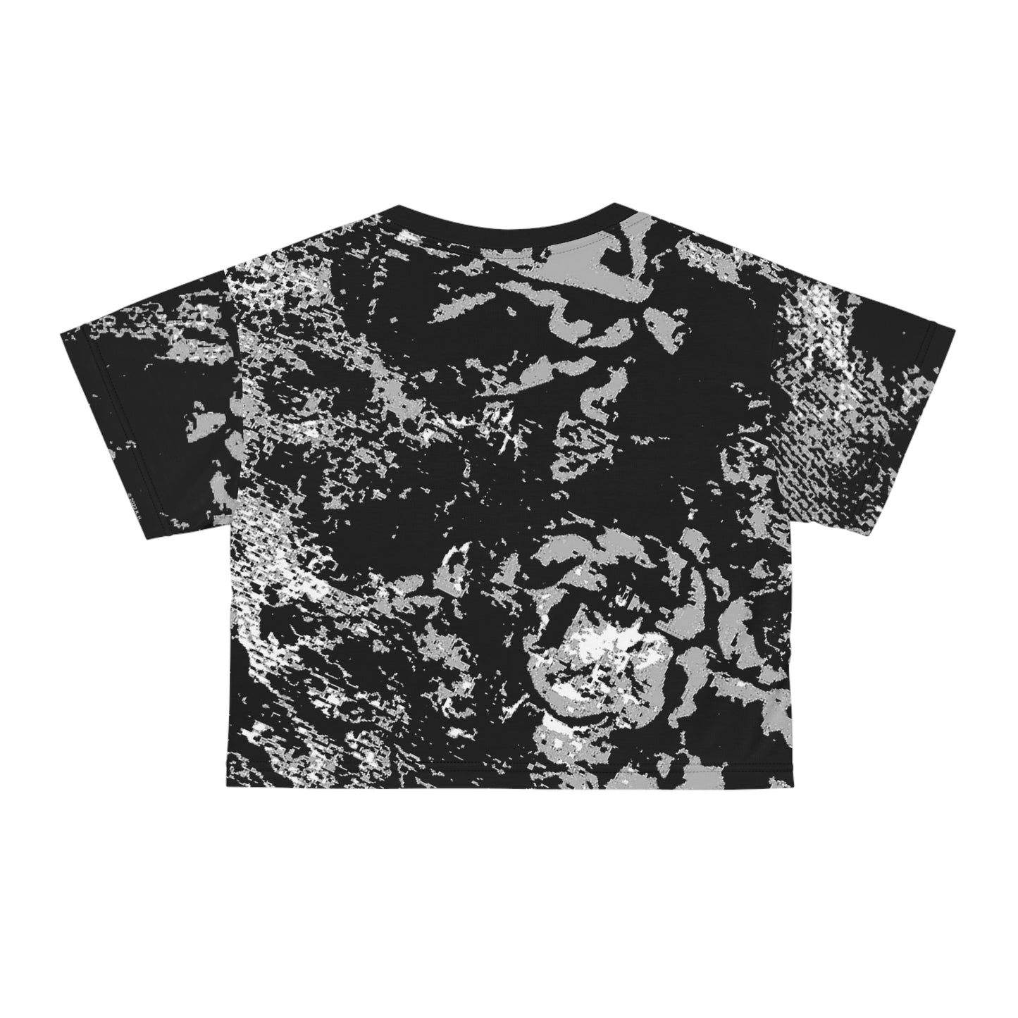 "Mystic Cube" (Cosmic Fusion - Medium Charcoal) - Crop Tee