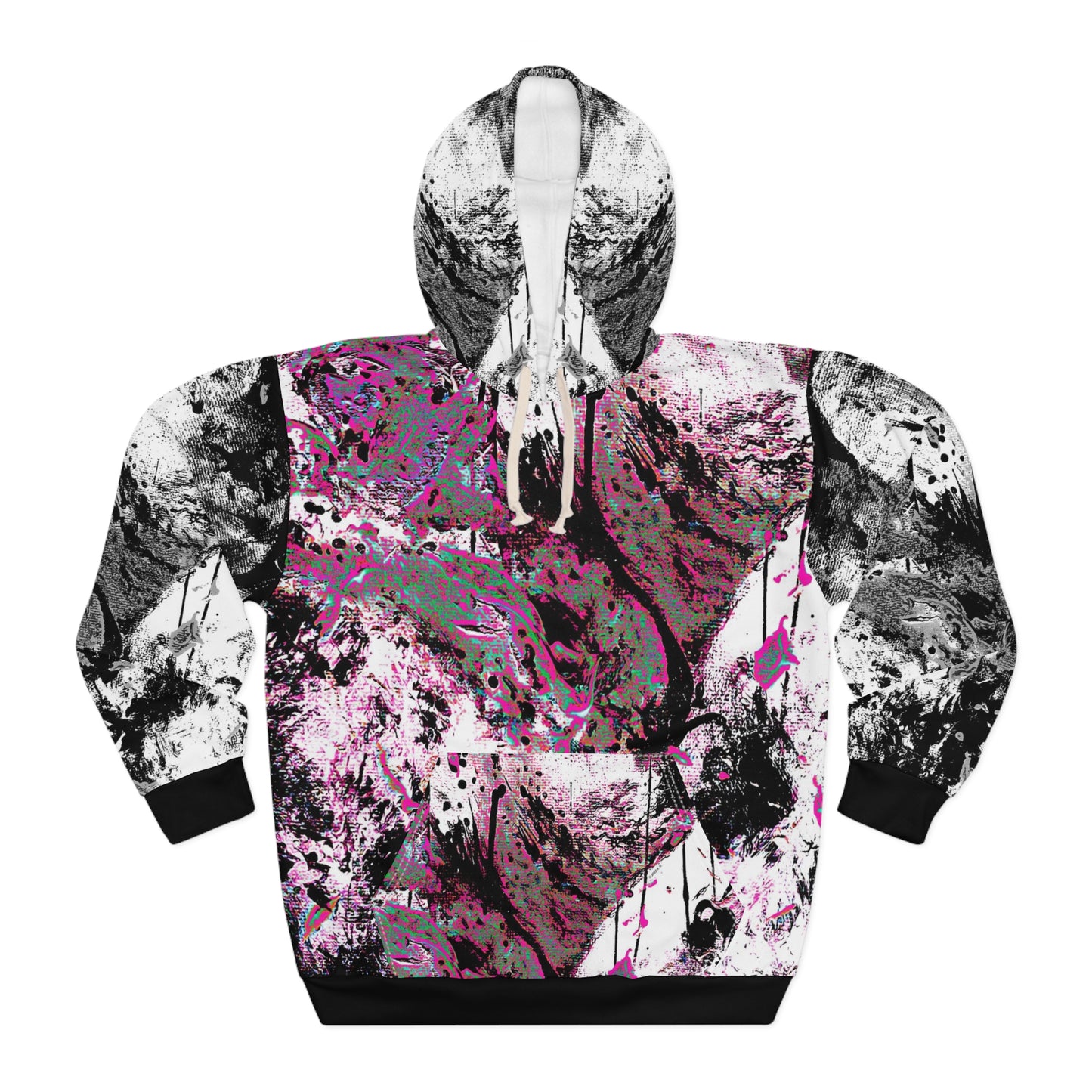 Dreamy Love - (Cosmic Fusion - Magenta) AOP Unisex Pullover Hoodie