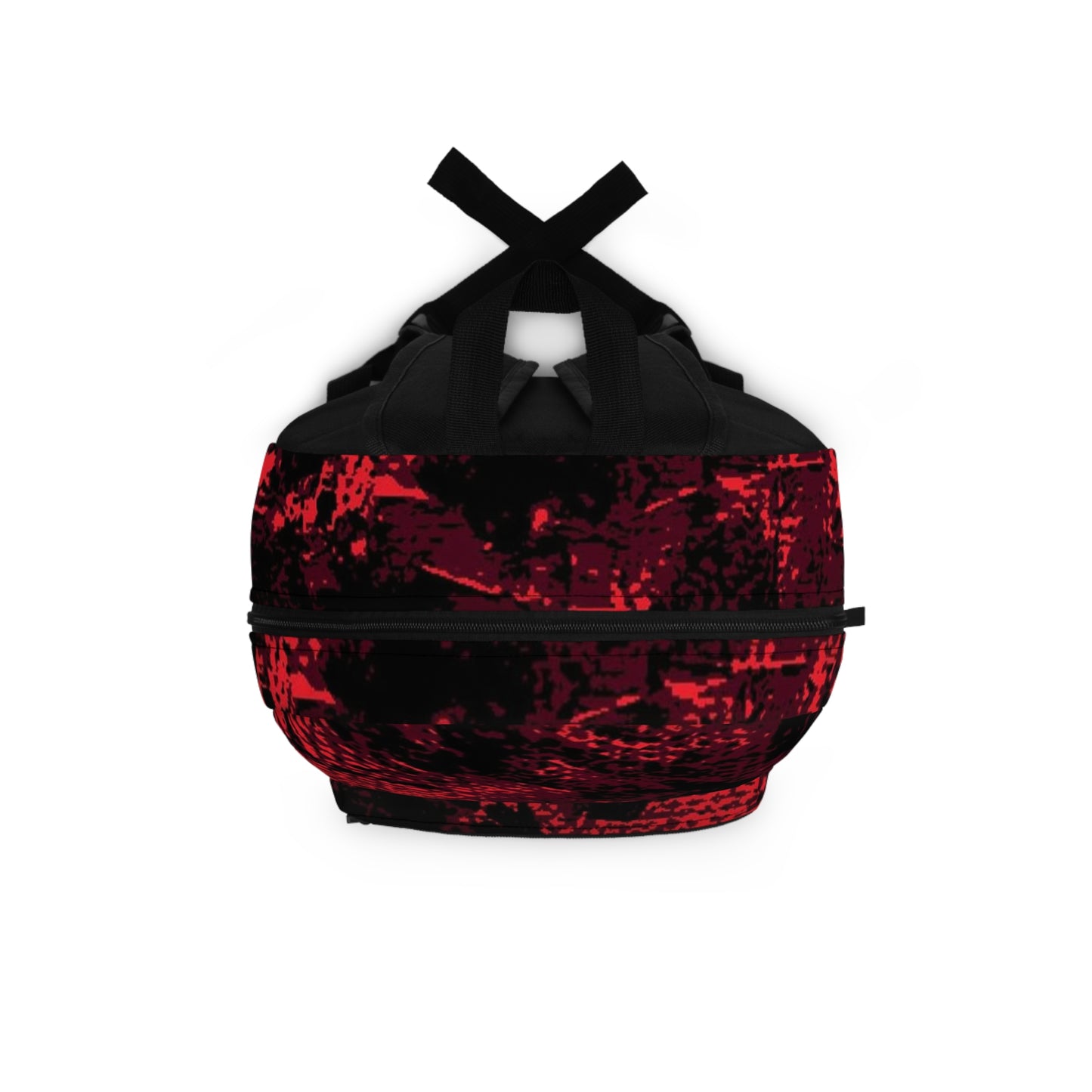 "Mystic Cube" (Cosmic Fusion): Backpacks Collection - Dark Maroon/Neon Red
