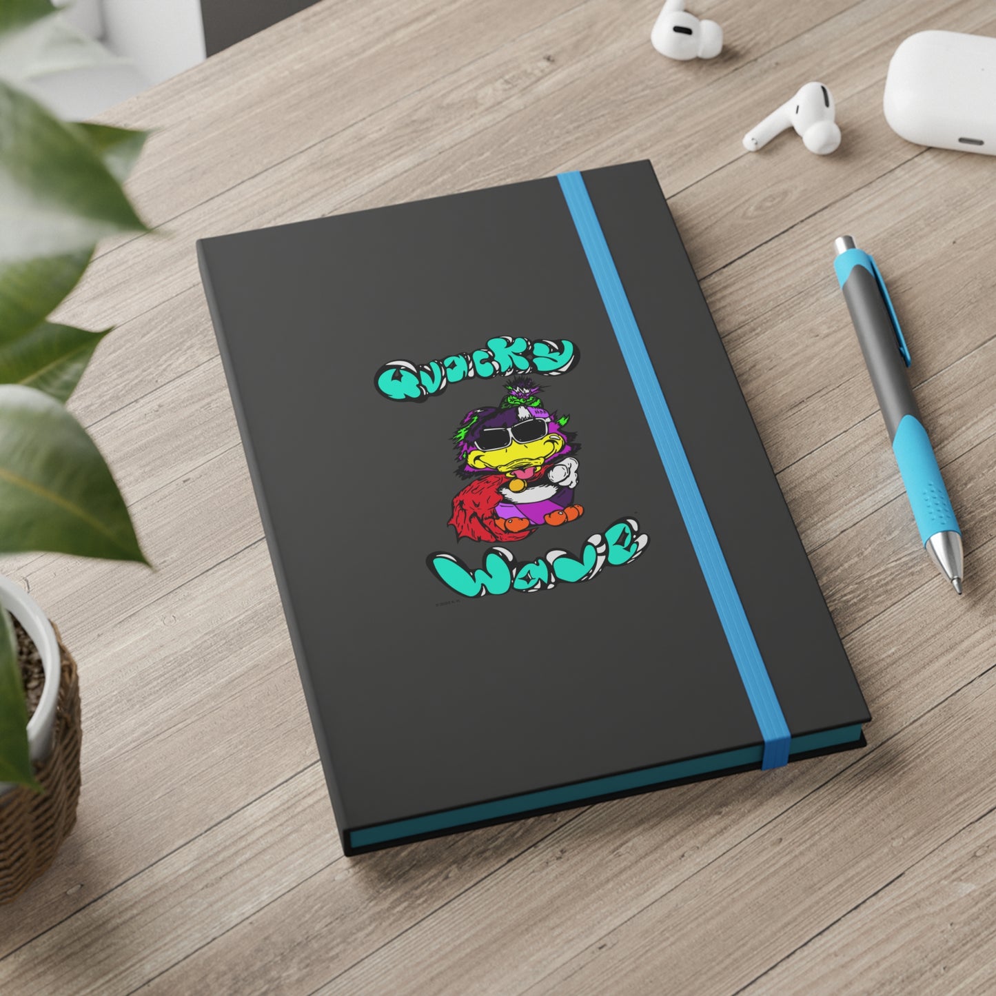 "Quacky Wave®" - Notebook/Journal Book/Diary