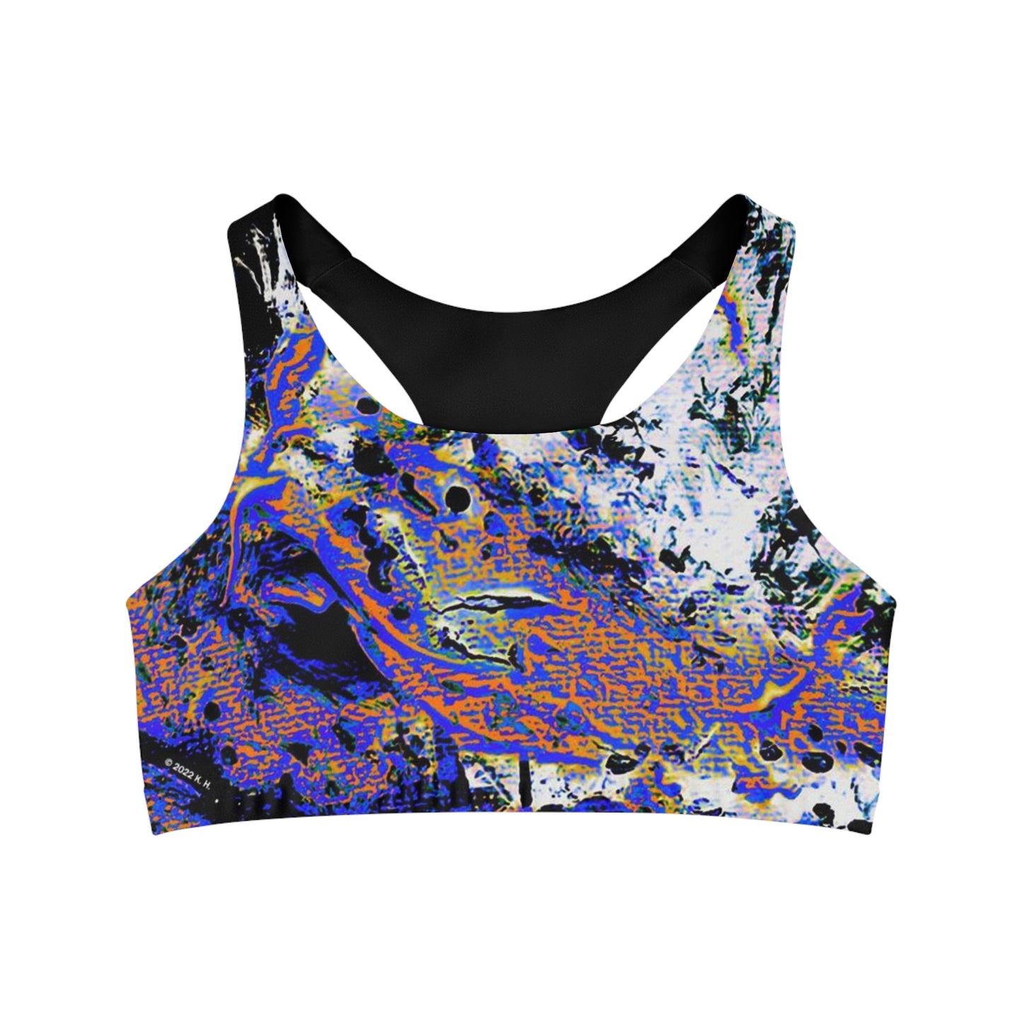 "Dreamy Love" (Cosmic Fusion - Sapphire) - Seamless Sports Bra