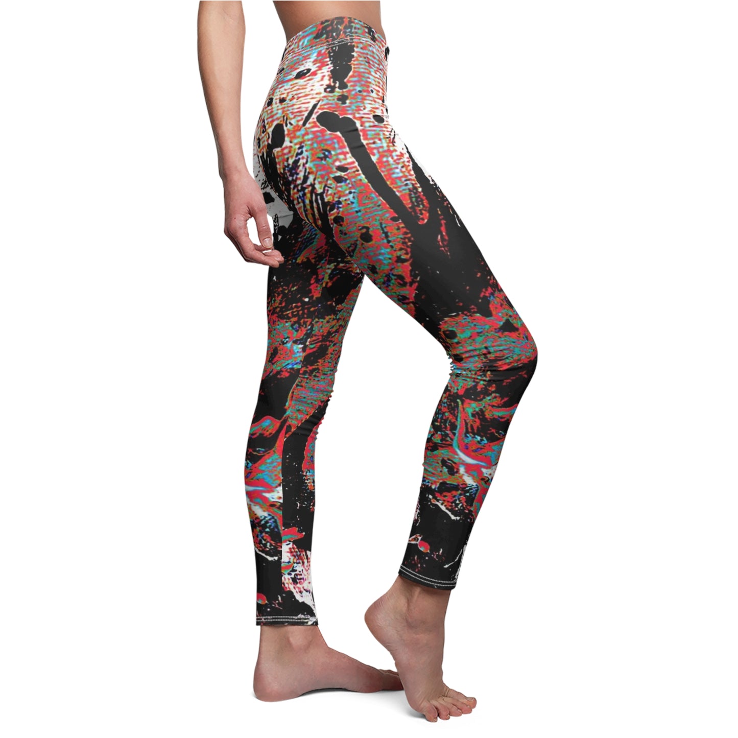 "Dreamy Love" (Cosmic Fusion - Persimmon) - Casual Leggings