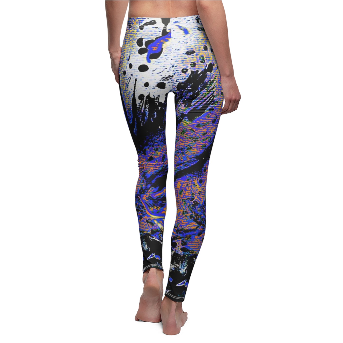 "Dreamy Love" (Cosmic Fusion - Sapphire) - Casual Leggings