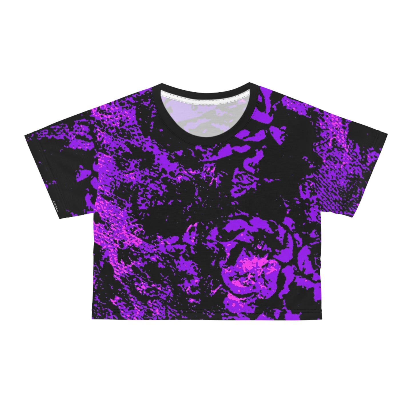"Mystic Cube" (Cosmic Fusion - Violet) - Crop Tee