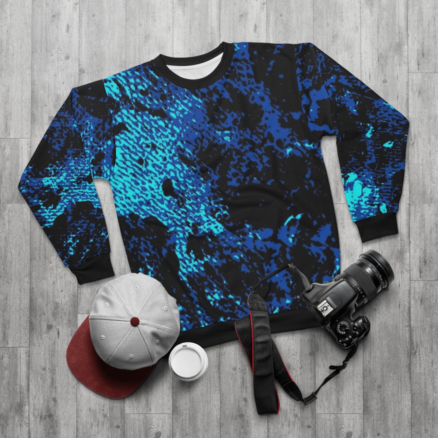 "Mystic Cube" (Cosmic Fusion - Sapphire) - Unisex Sweatshirt