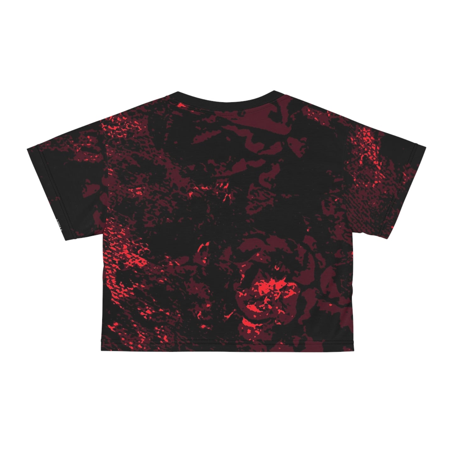 "Mystic Cube" (Cosmic Fusion - Maroon) - Crop Tee