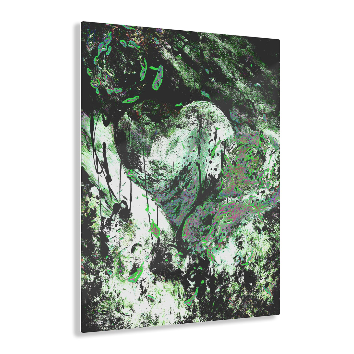 Dreamy Love - Acrylic Prints (Cosmic Fusion - Shamrock Green)