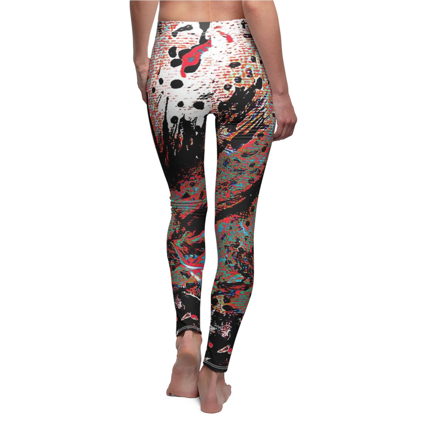 "Dreamy Love" (Cosmic Fusion - Persimmon) - Casual Leggings