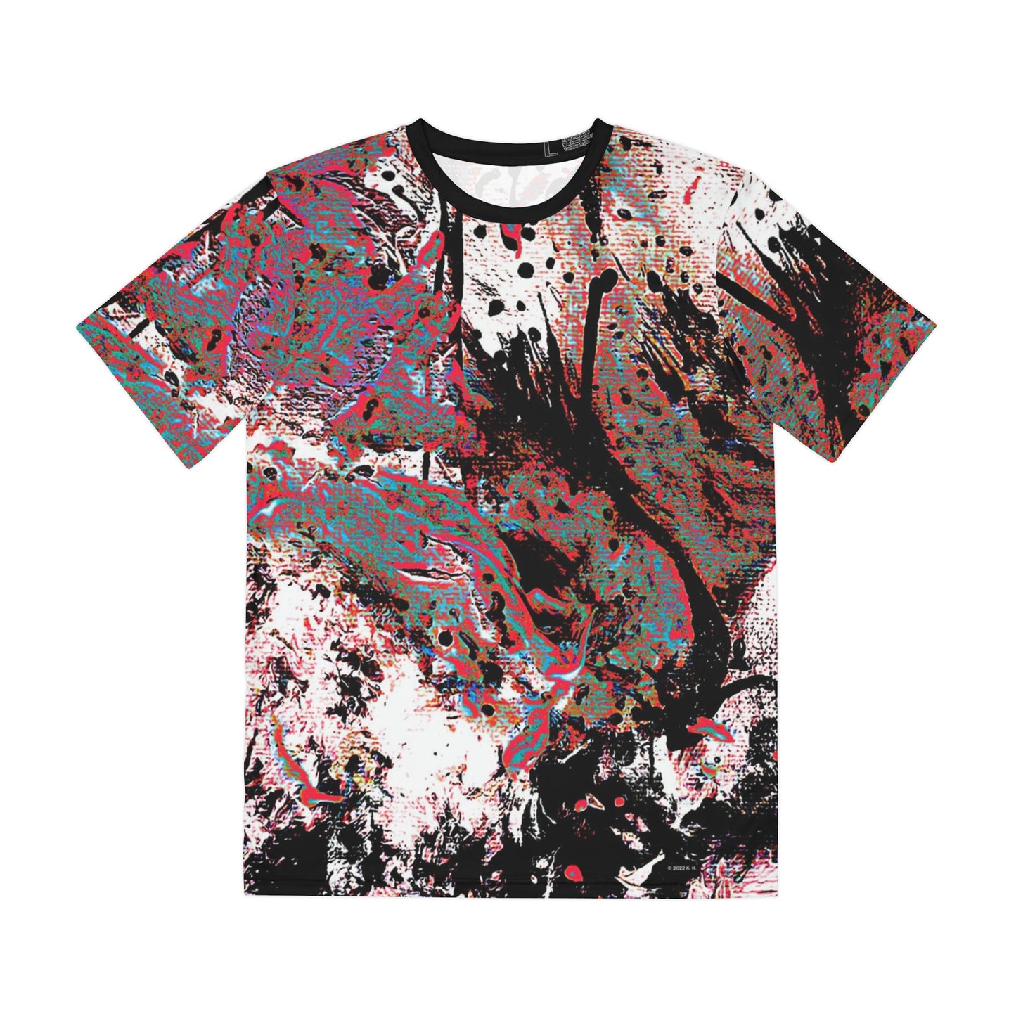 "Dreamy Love" (Cosmic Fusion - Persimmon) - Men's Polyester Tee