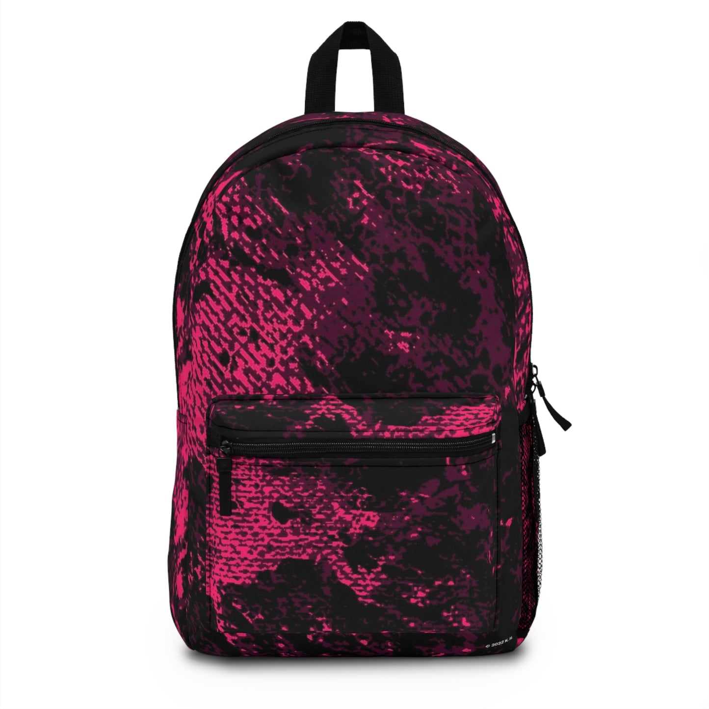 "Mystic Cube" (Cosmic Fusion): Backpacks Collection - Dark Plum/Cherry
