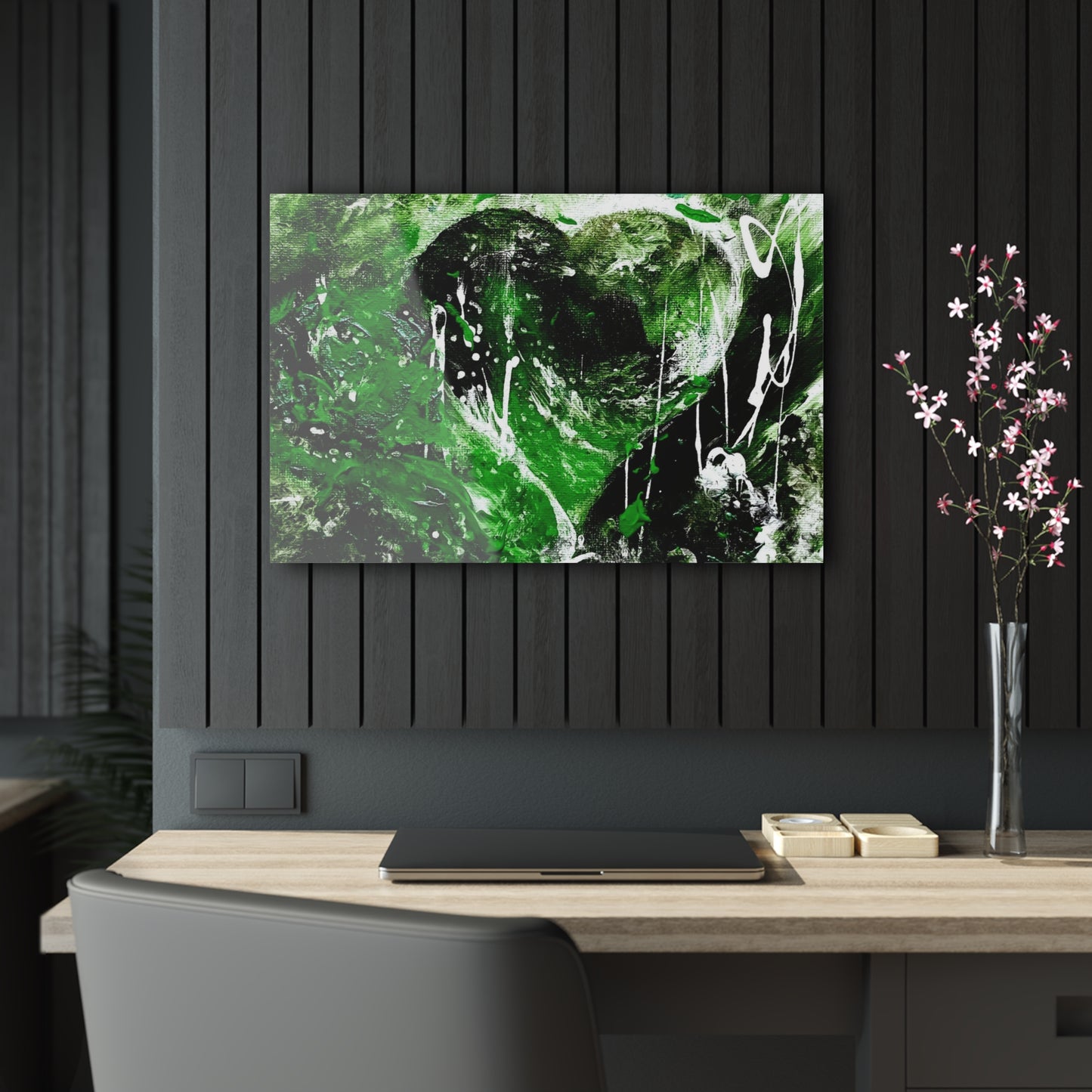 "Dreamy Love" (Shamrock Green) - Acrylic Prints