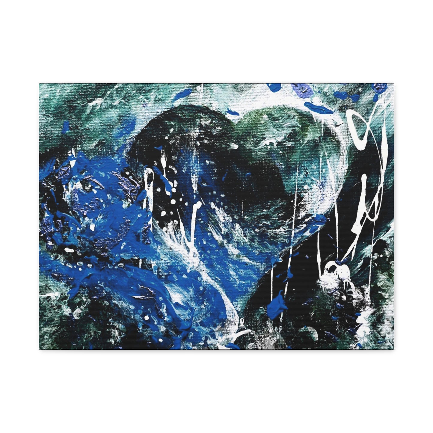 "Dreamy Love" (Sapphire) - Horizontal Canvas Gallery Wraps