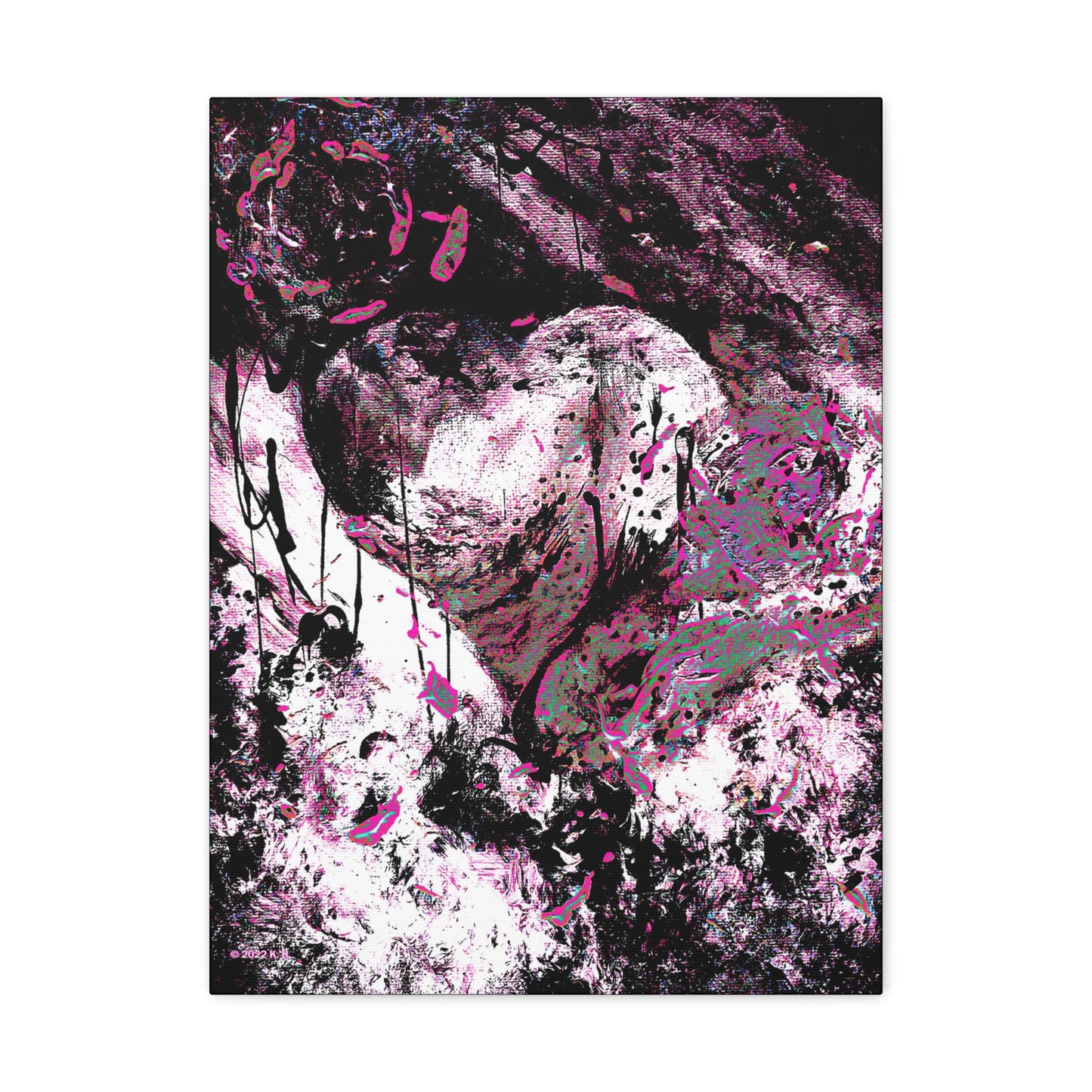 "Dreamy Love" (Cosmic Fusion - Angelic Pink) - Canvas Gallery Wraps