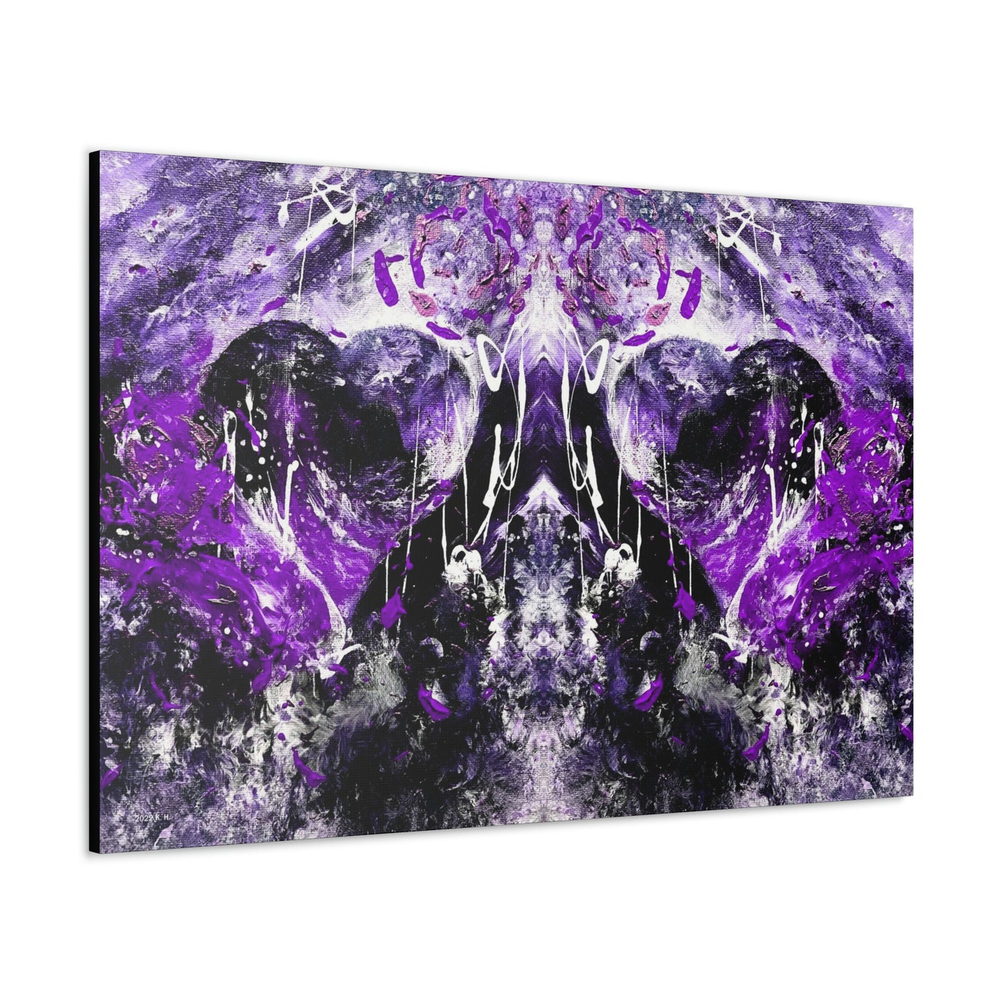 "Dreamy Love" (Violet/Lavender II) - Canvas Gallery Wraps