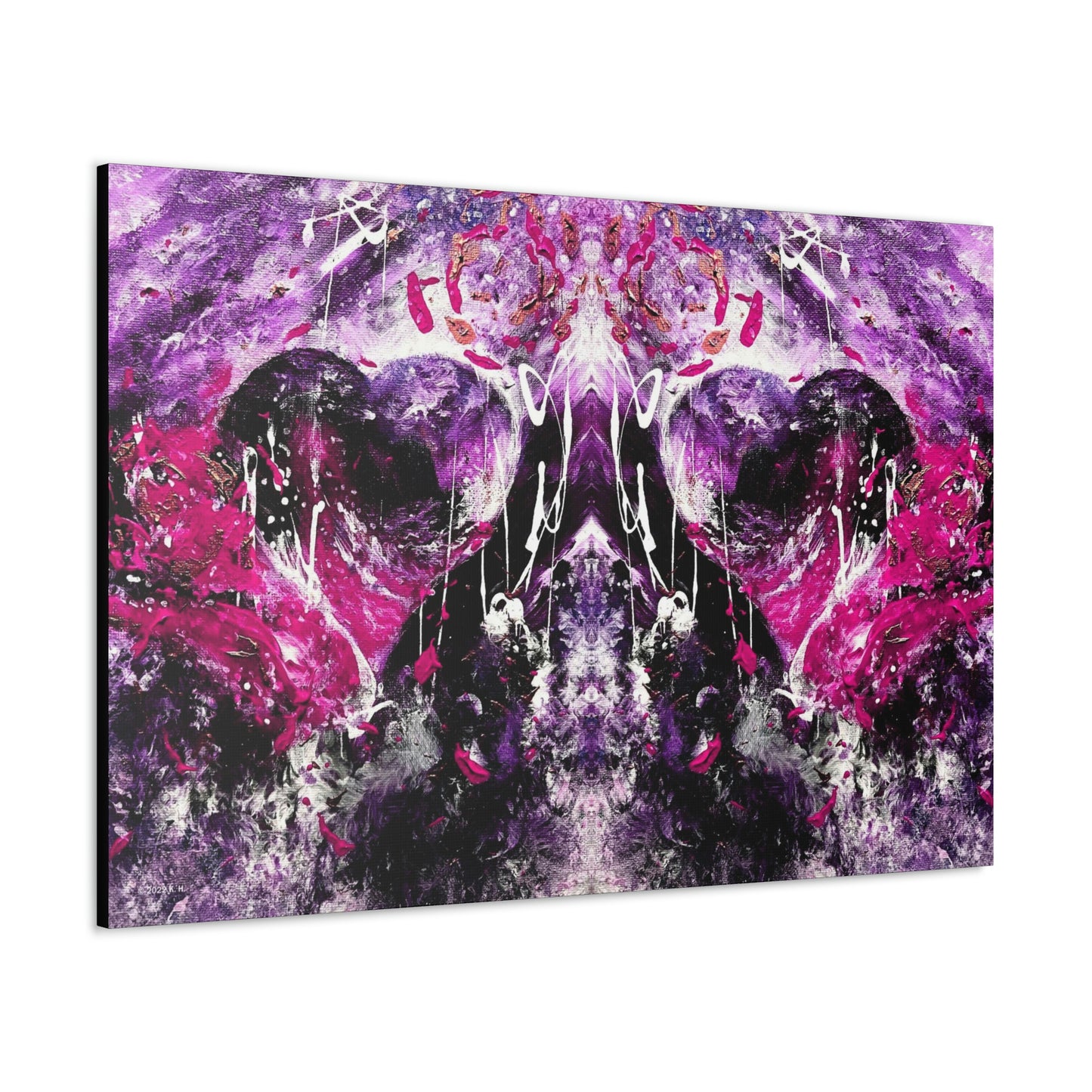 "Dreamy Love" (Magenta/Hot Pink II) - Canvas Gallery Wraps