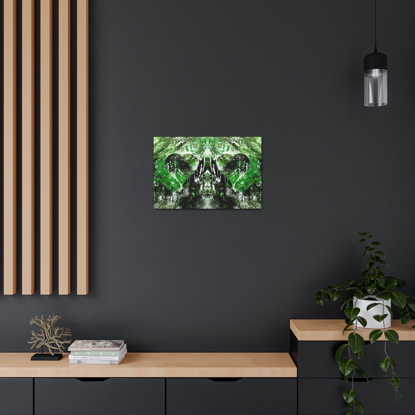 "Dreamy Love" (Shamrock Green II) - Canvas Gallery Wraps