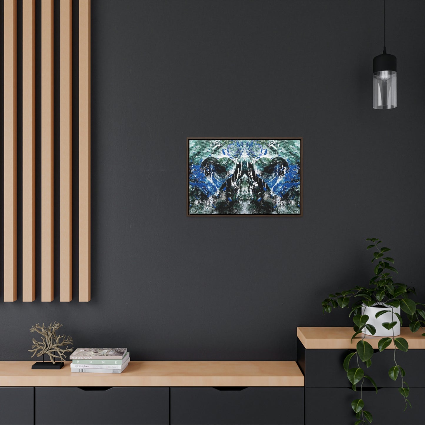 "Dreamy Love" (Sapphire II) - Gallery Canvas Wraps, Horizontal Frame