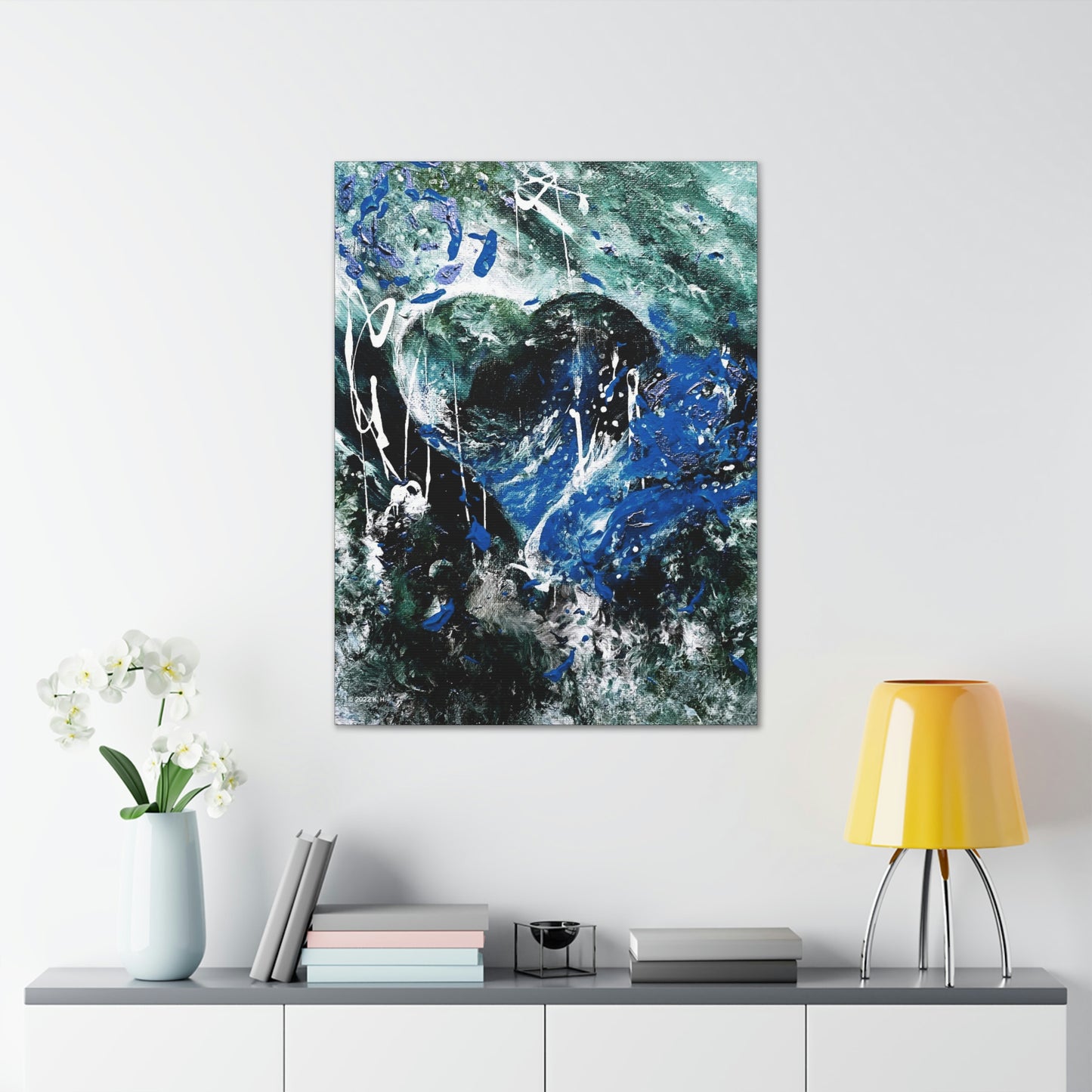 "Dreamy Love" (Sapphire) - Canvas Gallery Wraps