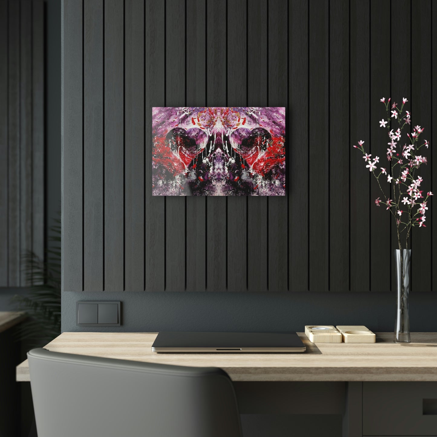 "Dreamy Love" (Scarlet/Plum II) - Acrylic Prints