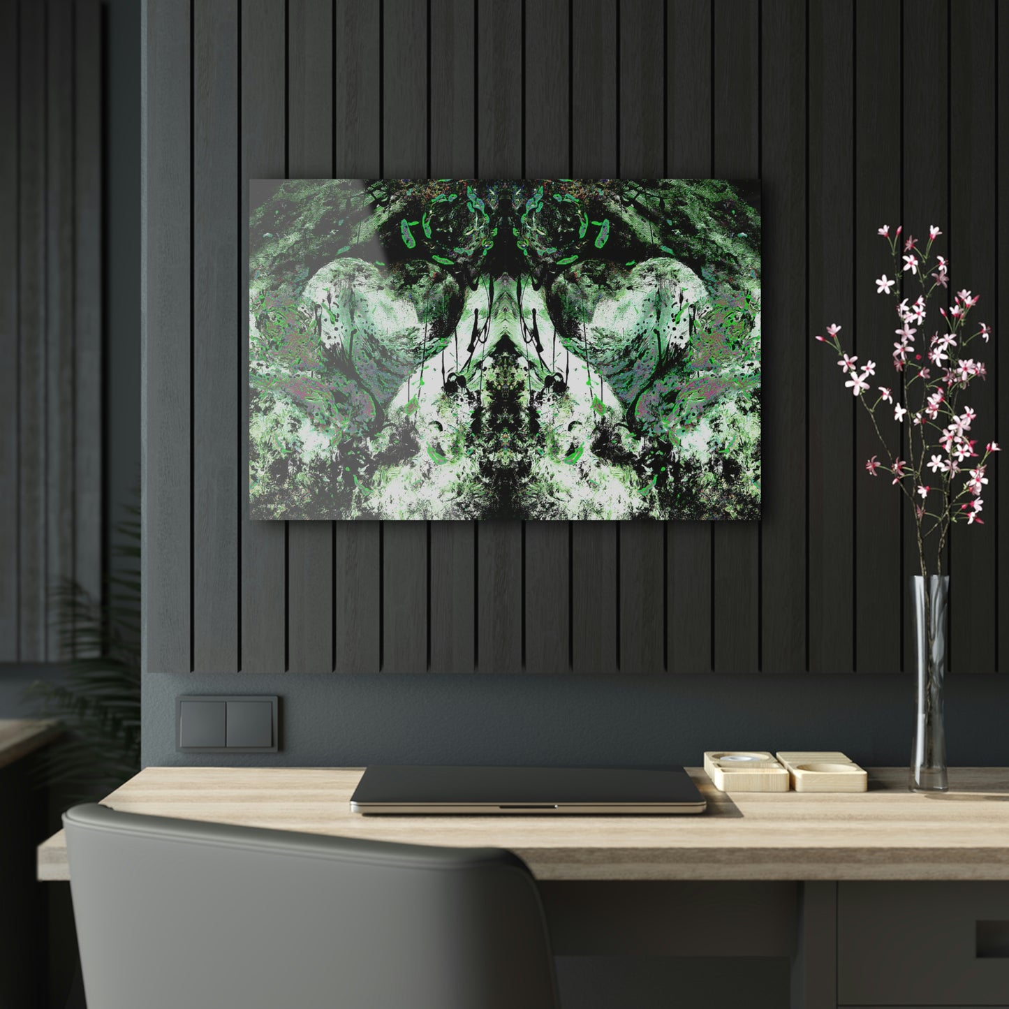 "Dreamy Love" (Cosmic Fusion - Shamrock Green II) - Acrylic Prints