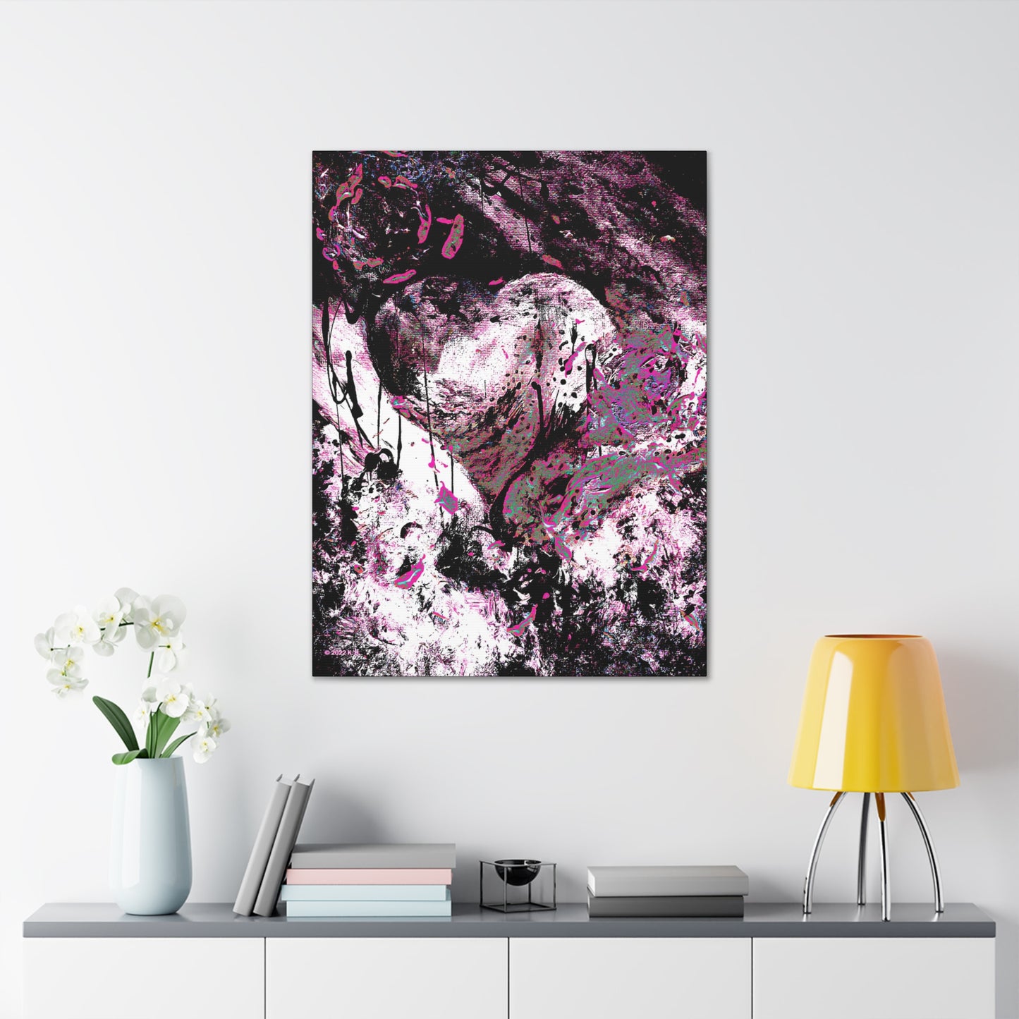 "Dreamy Love" (Cosmic Fusion - Angelic Pink) - Canvas Gallery Wraps