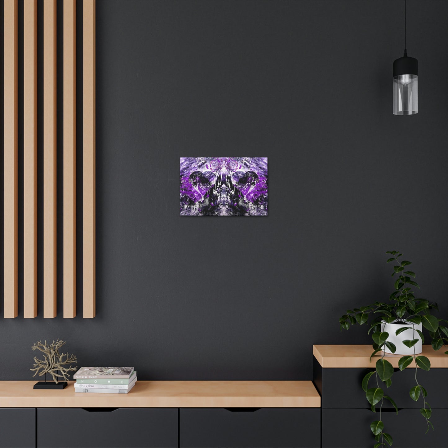 "Dreamy Love" (Violet/Lavender II) - Canvas Gallery Wraps