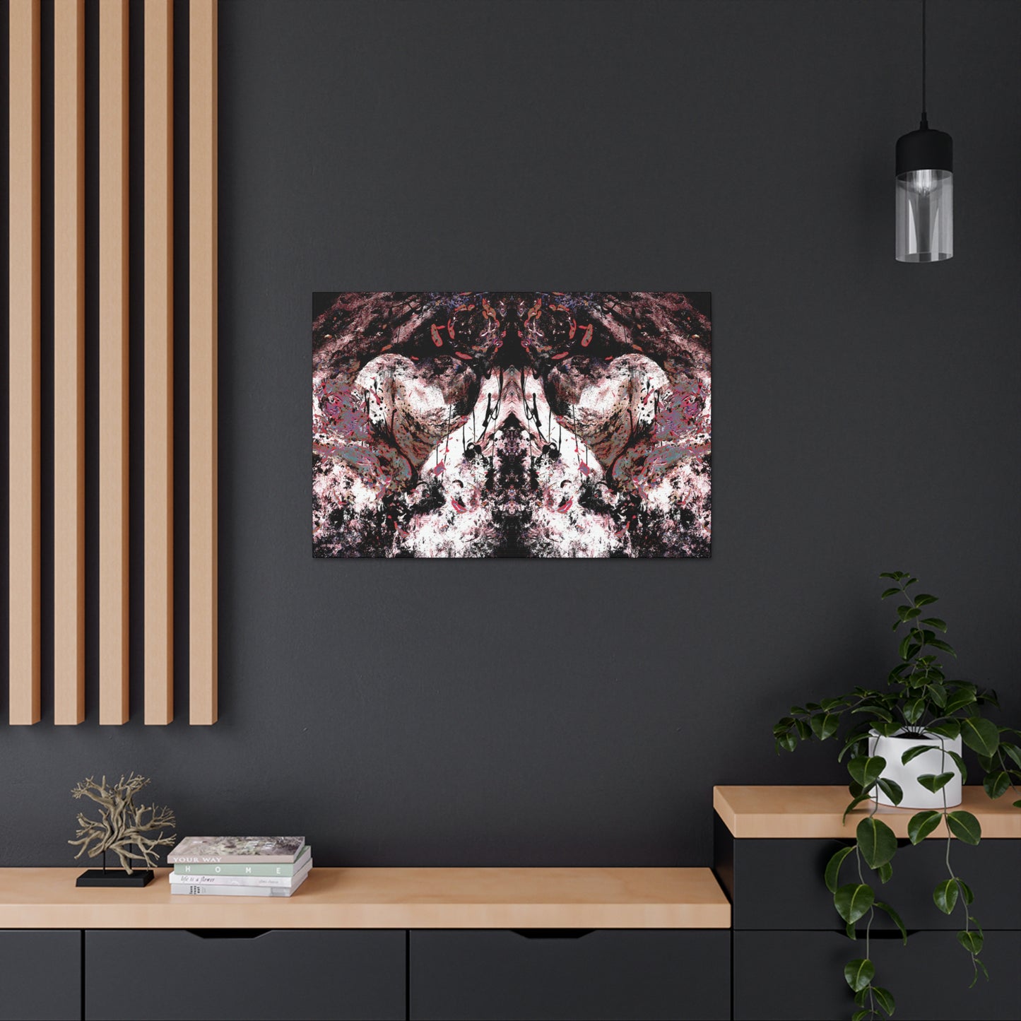 "Dreamy Love" (Cosmic Fusion - Persimmon II) - Canvas Gallery Wraps