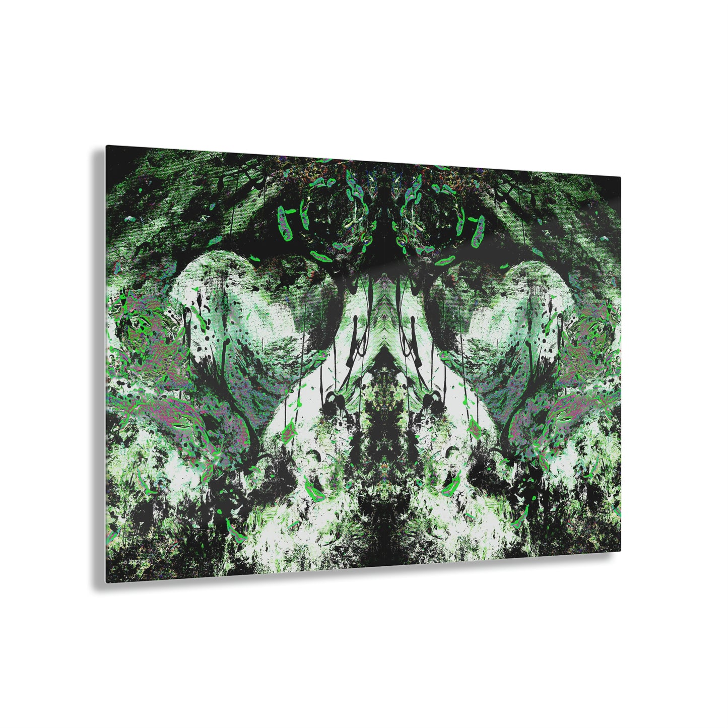 "Dreamy Love" (Cosmic Fusion - Shamrock Green II) - Acrylic Prints